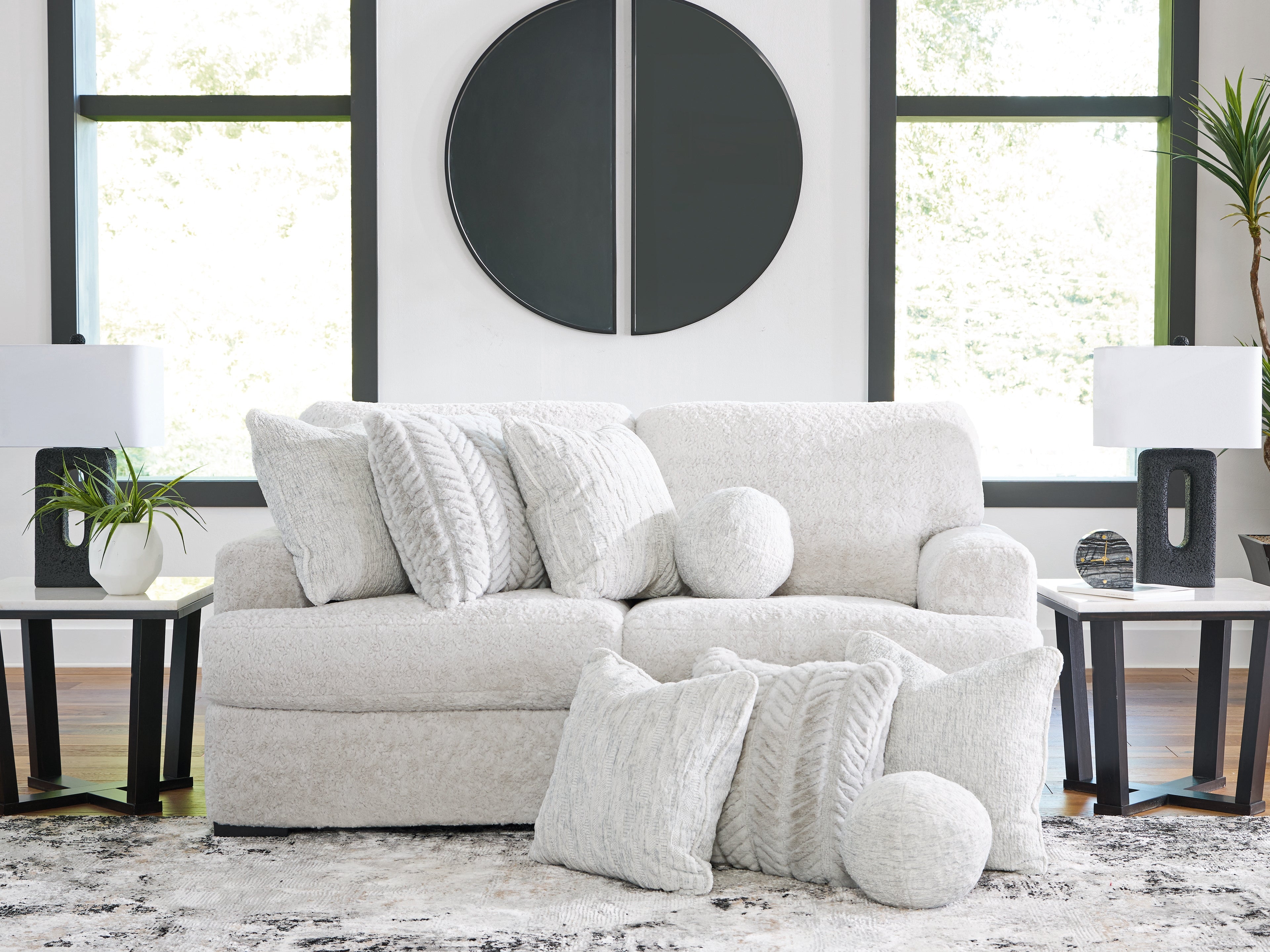 A2Z Furniture - Ashley Furniture - Cuddle Plush Sectional - RAF 2-Piece Sectional / Arctic - PC59106S9