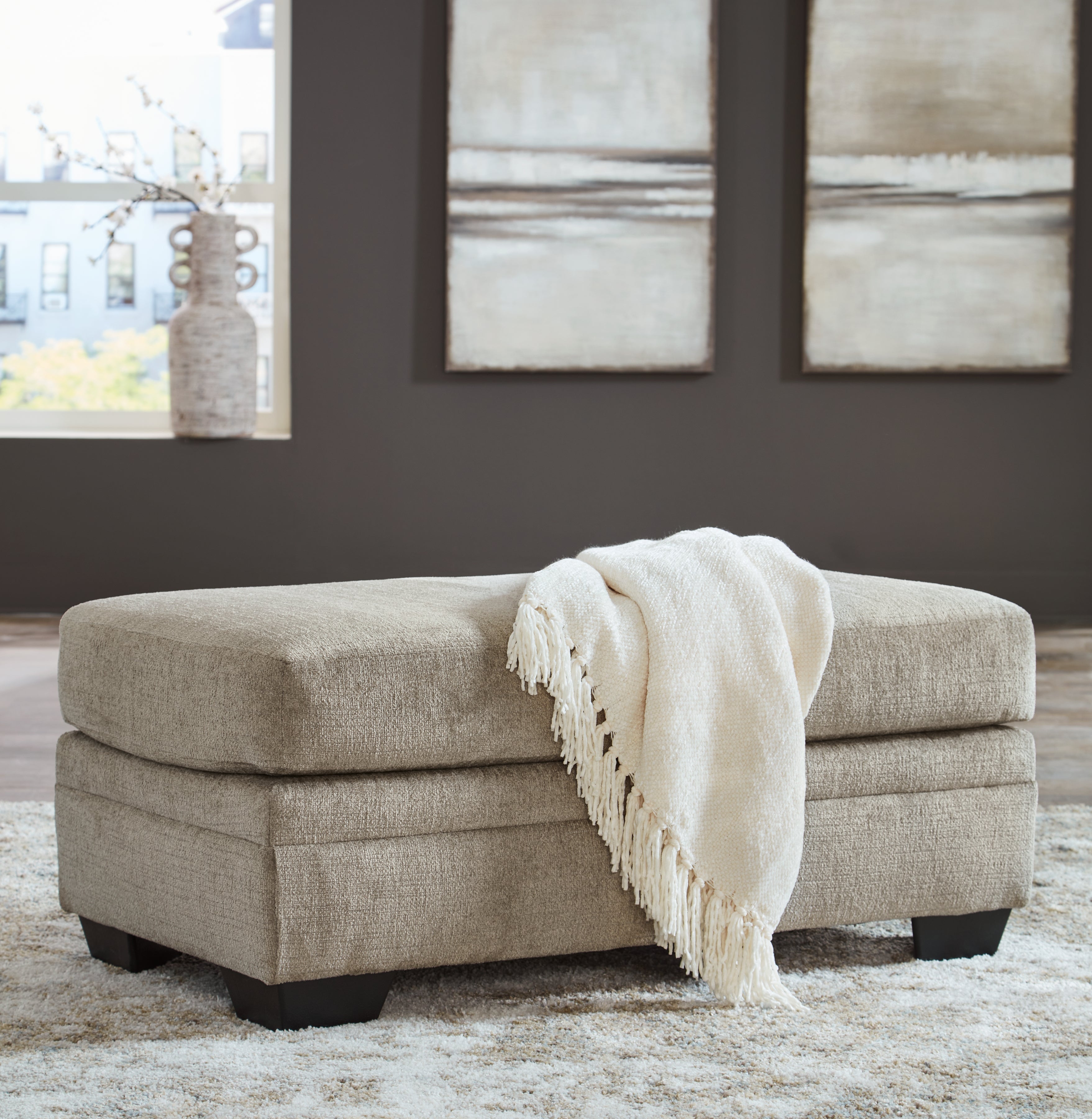 A2Z Furniture - Ashley Furniture - Stonemeade Living Room - Ottoman / Taupe - 5950414