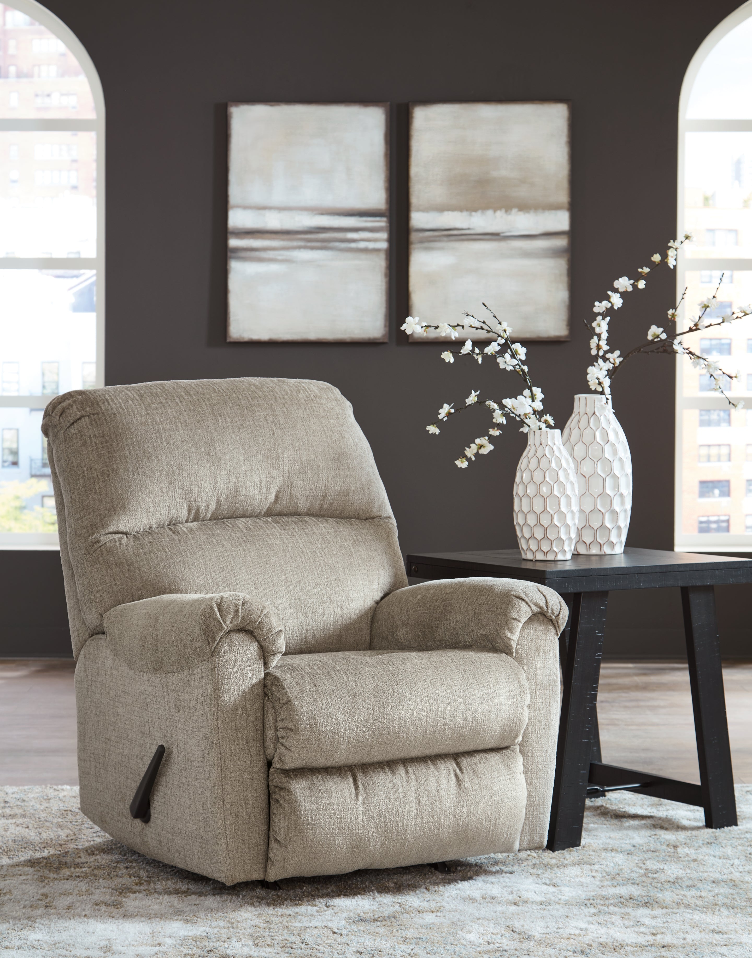A2Z Furniture - Ashley Furniture - Stonemeade Living Room - Rocker Recliner / Taupe - 5950425