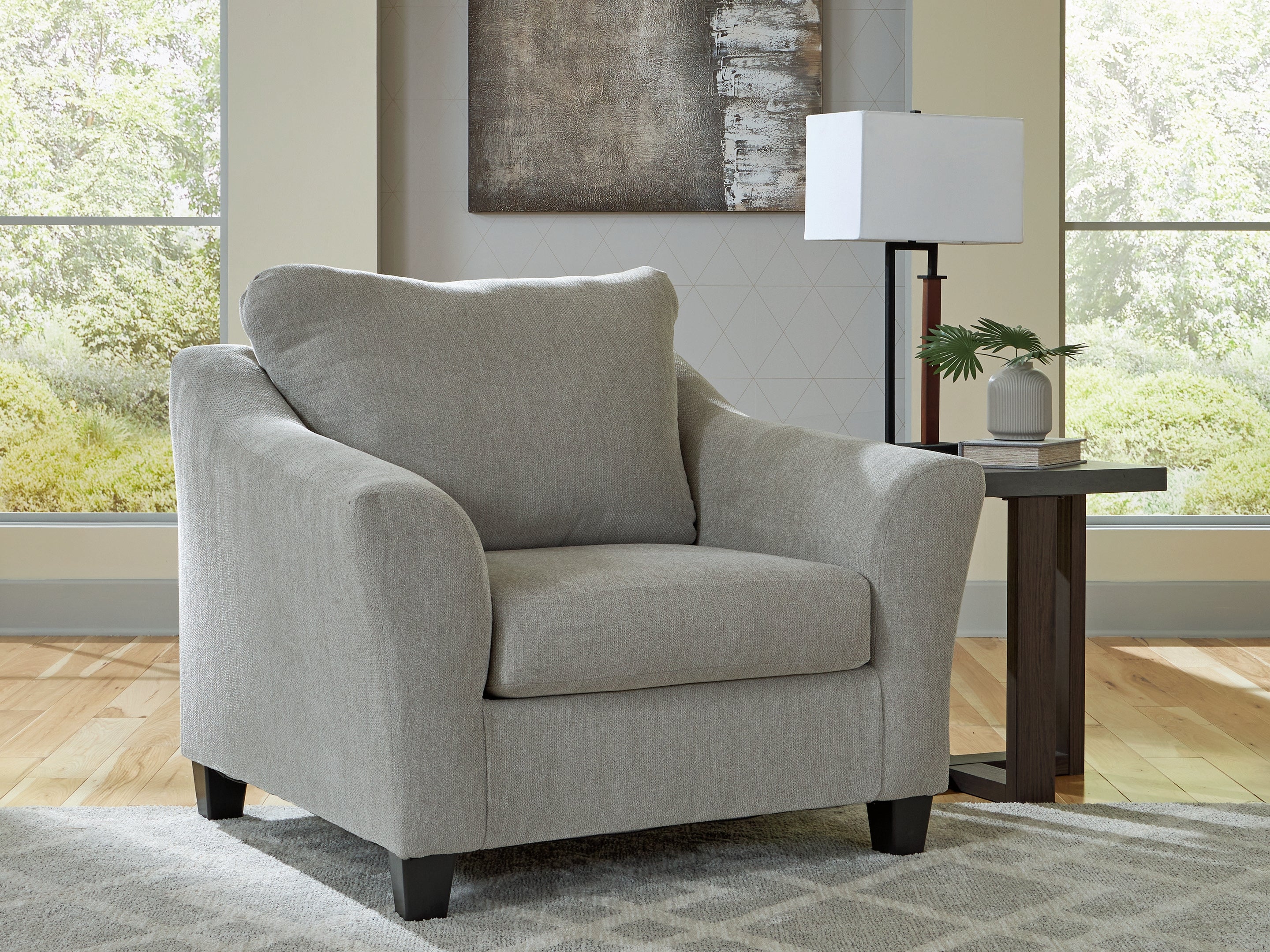 A2Z Furniture - Ashley Furniture - Willarae Living Room - Chair and a Half / Taupe - 5980323