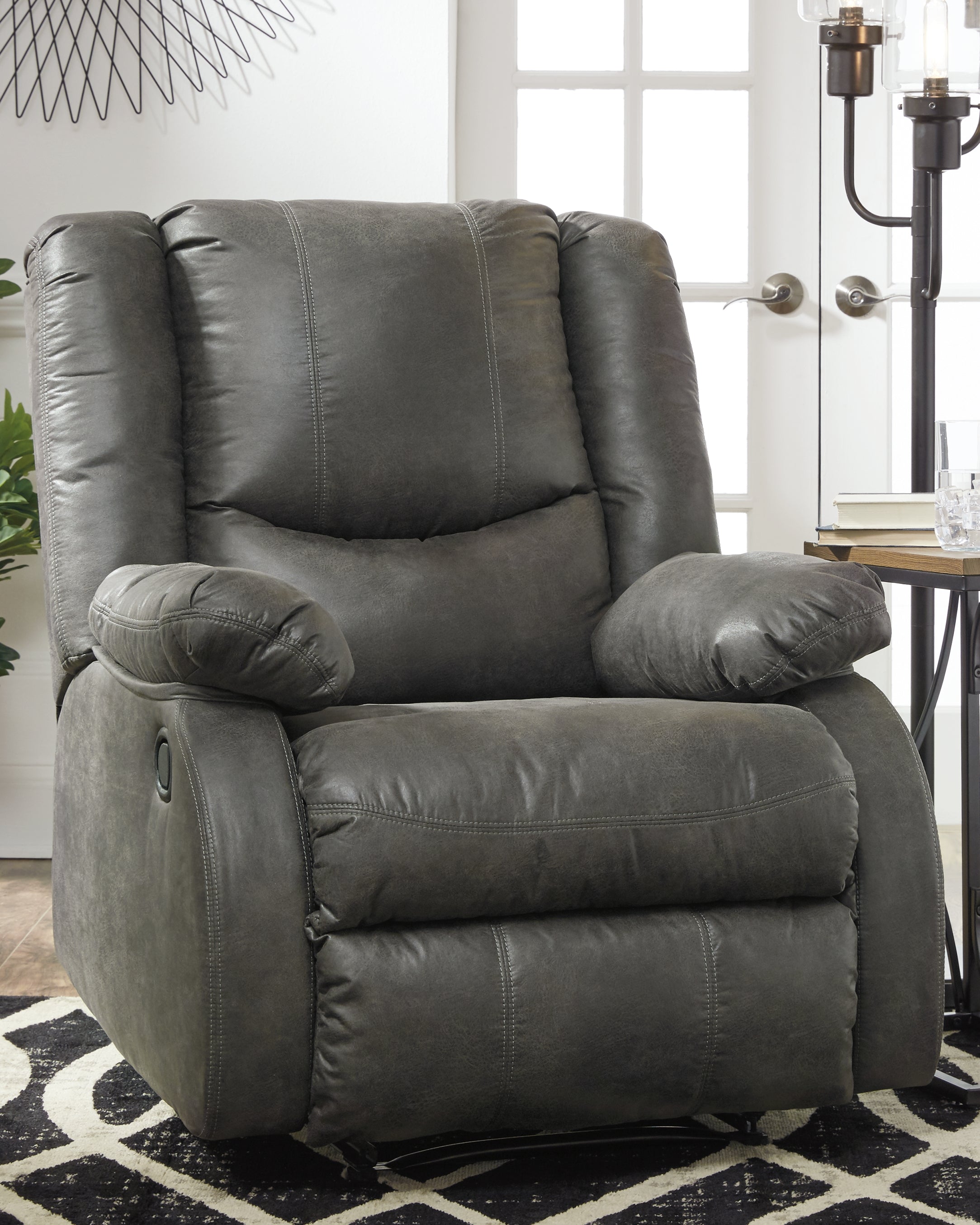 A2Z Furniture - Ashley Furniture - Bladewood Living Room - Zero Wall Recliner / Slate - 6030629