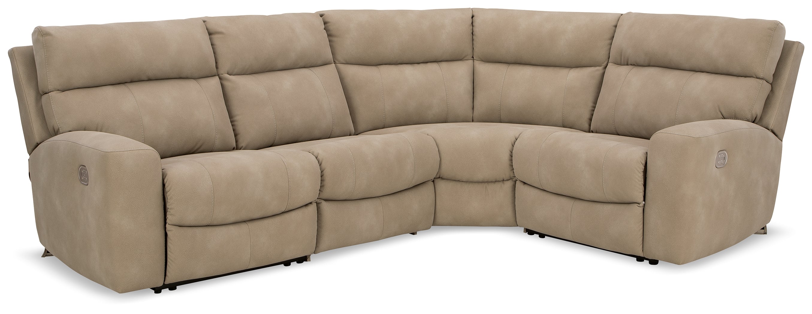 A2Z Furniture - Ashley Furniture - Next-Gen DuraPella Sectional - 4-Piece Power Reclining Sectional / Sand - 61004S4