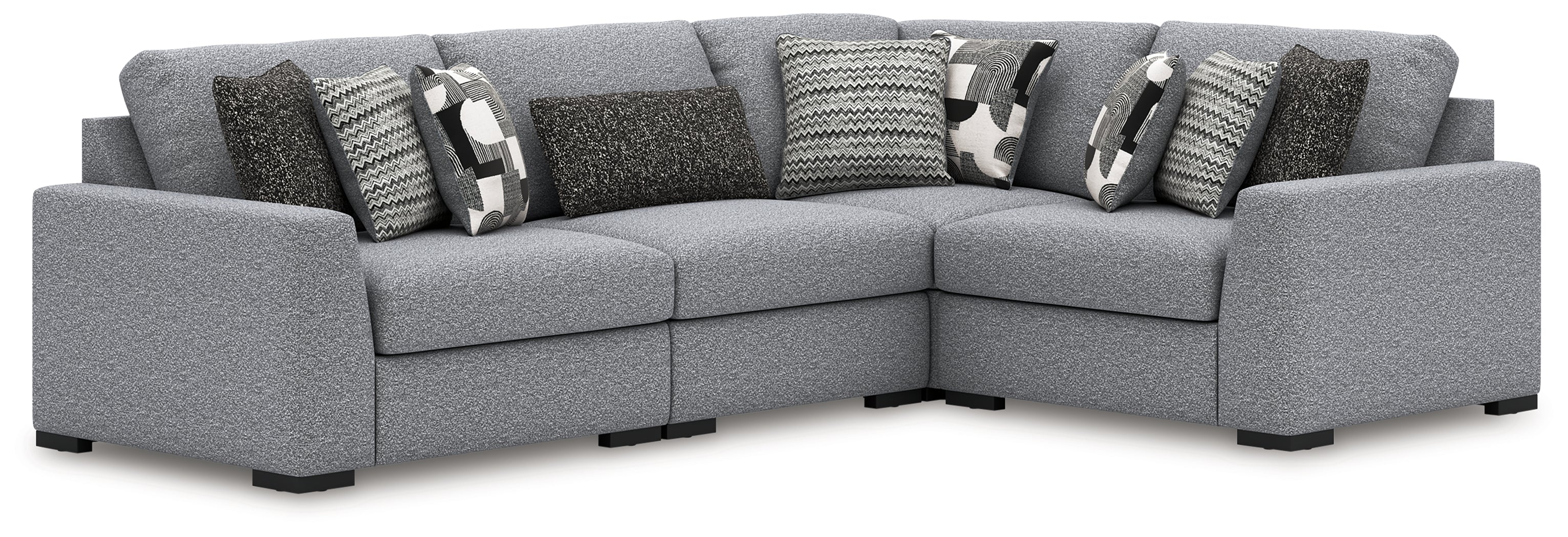 A2Z Furniture - Ashley Furniture - Bealton Sectional - RAF 4-Piece Sectional / Salt and Pepper - 61305S5