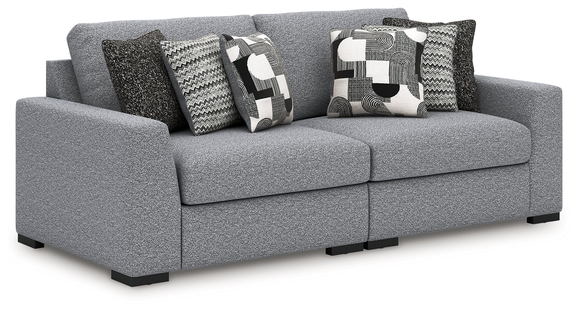 A2Z Furniture - Ashley Furniture - Bealton Sectional - RAF 2-Piece Sectional / Salt and Pepper - 61305S1