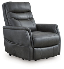 A2Z Furniture - Ashley Furniture - Strawbill Living Room - Power Lift Recliner / Sapphire - 6391012