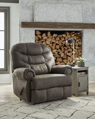 A2Z Furniture - Ashley Furniture - Camera Time Living Room - Zero Wall Recliner / Gunmetal - 6570729