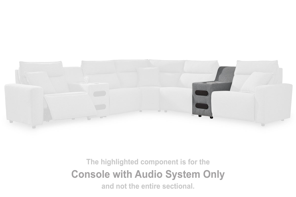 A2Z Furniture - Ashley Furniture - ModMax II Sectional - 3-Piece Power Reclining Sectional / Salt and Pepper - 65906S1