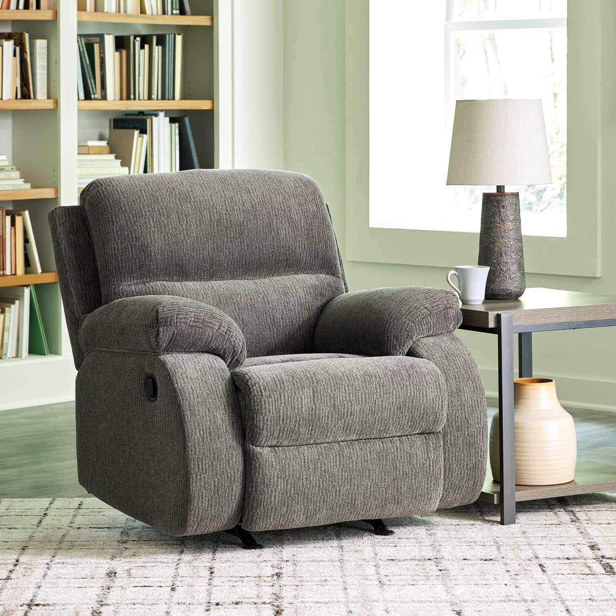 A2Z Furniture - Ashley Furniture - Scranto Living Room - Reclining Sofa / Brindle - 6650288