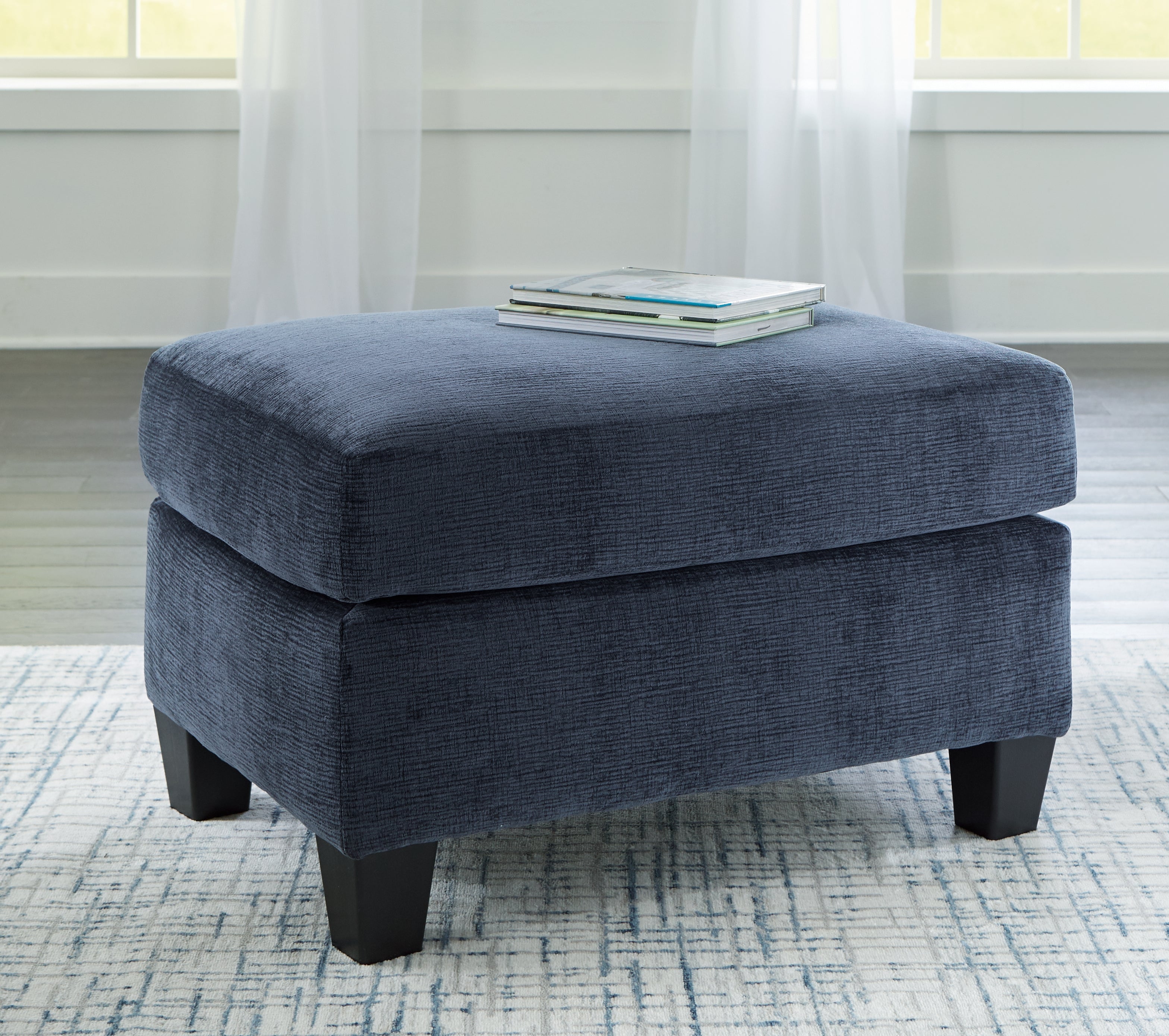A2Z Furniture - Ashley Furniture - Amity Bay Living Room - Ottoman / Ink - 6720614