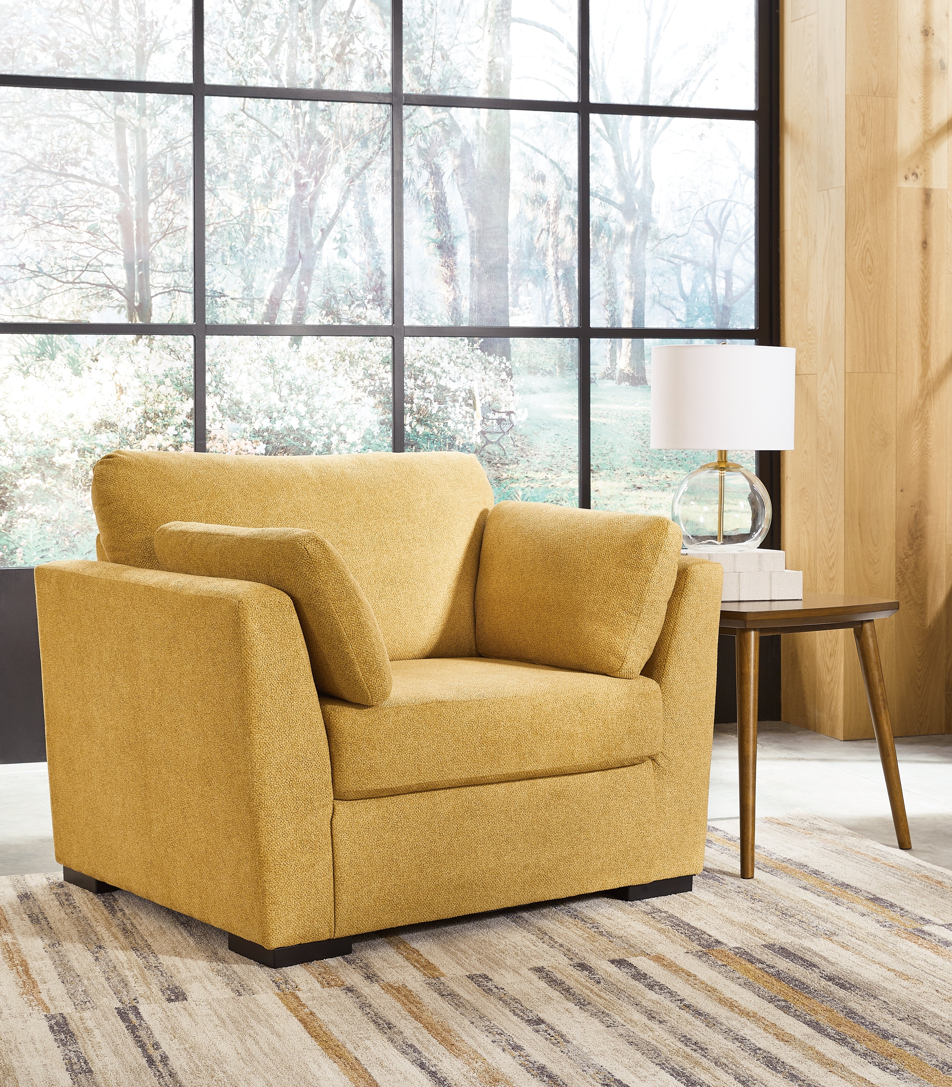 A2Z Furniture - Ashley Furniture - Keerwick Living Room - Chair and a Half / Sunflower - 6750623