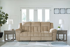 A2Z Furniture - Ashley Furniture - Tip-Off Living Room - PWR REC Sofa with ADJ Headrest / Wheat - 6930515