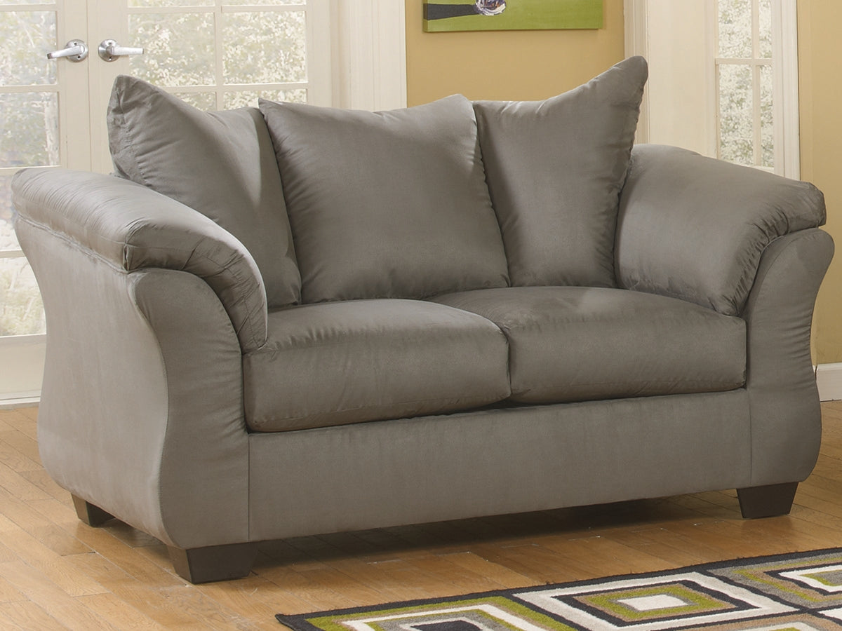 A2Z Furniture - Ashley Furniture - Darcy Living Room - Loveseat / Cobblestone - 7500535