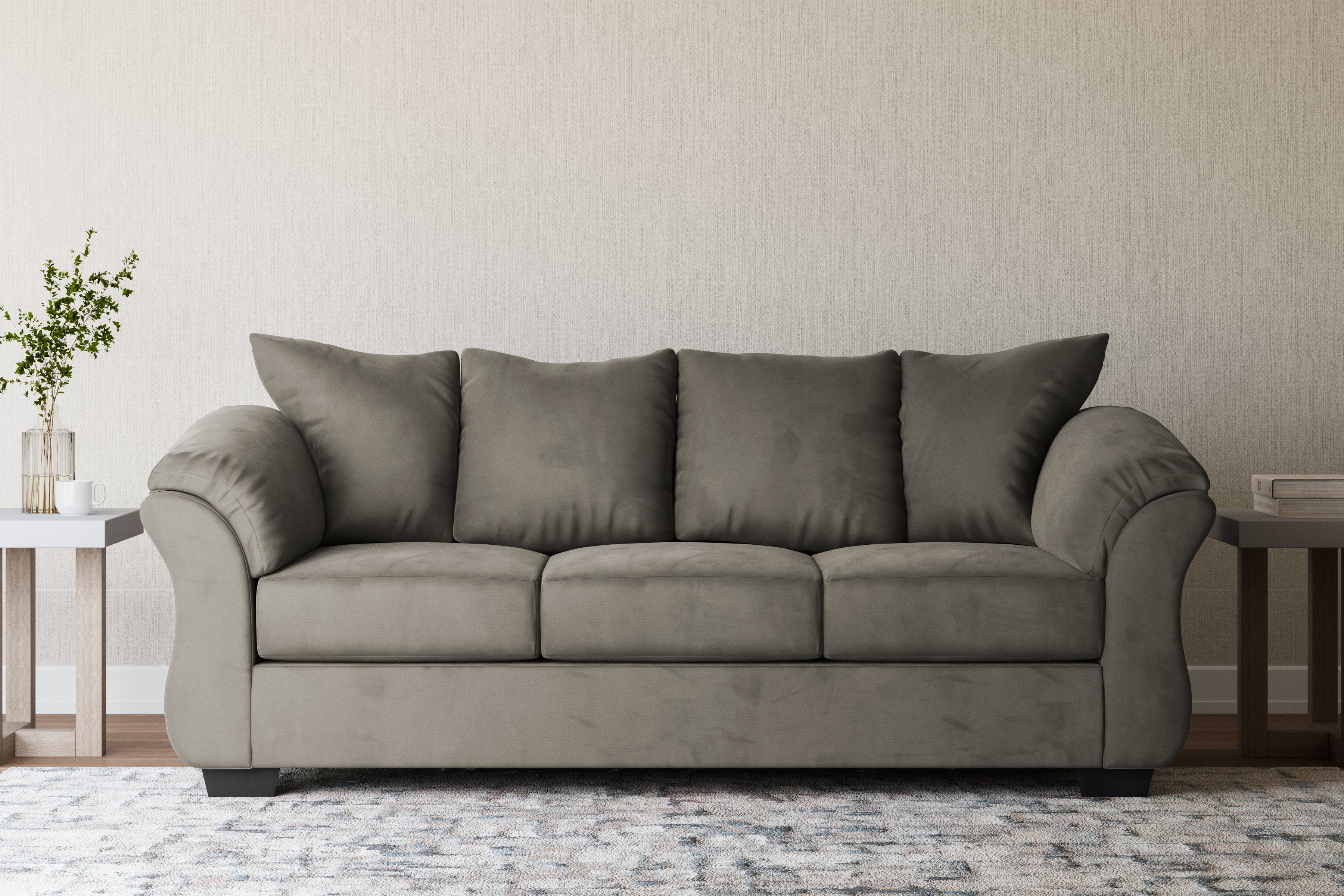 A2Z Furniture - Ashley Furniture - Darcy Living Room - Sofa / Cobblestone - 7500538