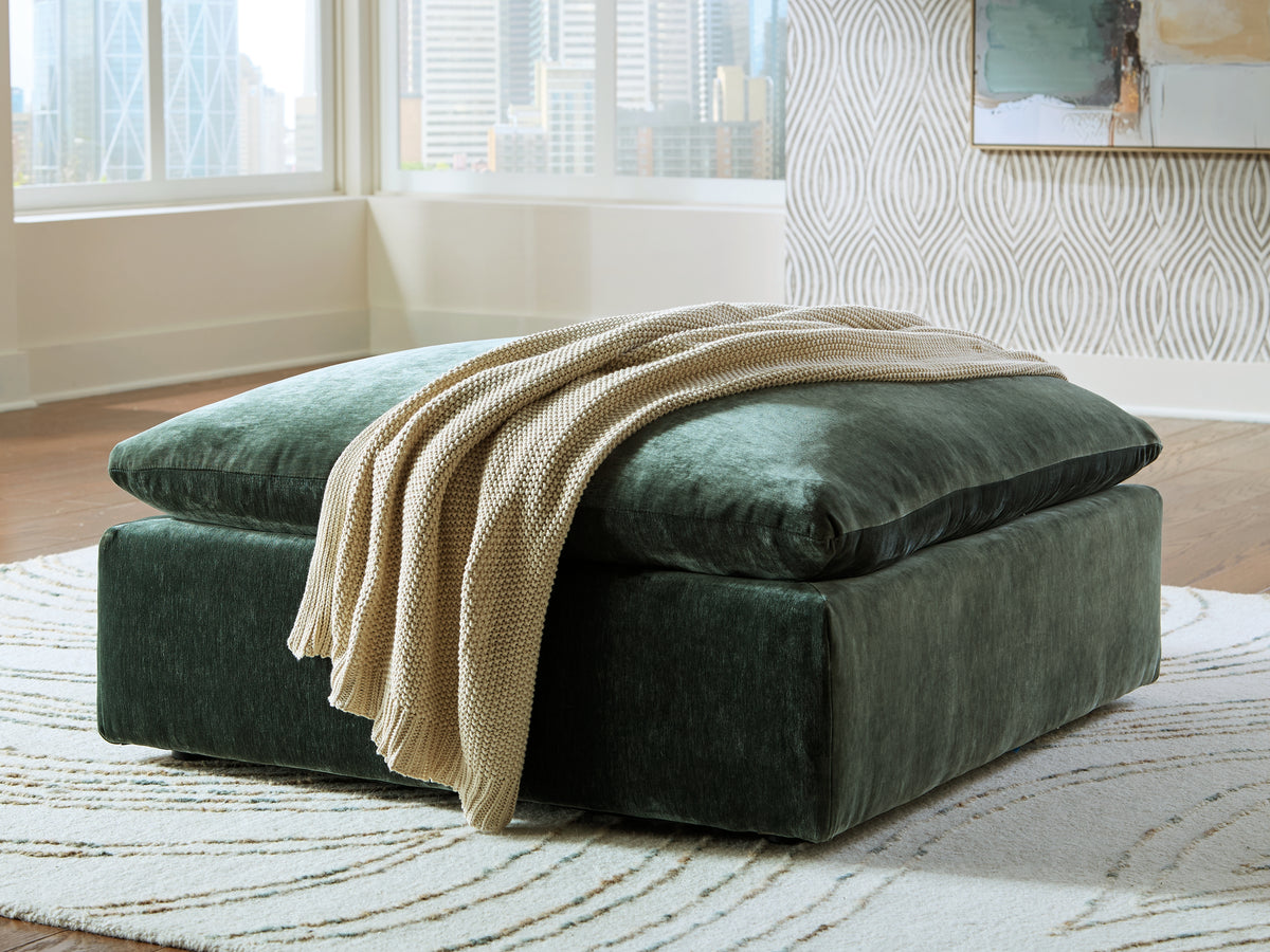 A2Z Furniture - Ashley Furniture - Carriage View Living Room - Oversized Accent Ottoman / Jade - 7800108