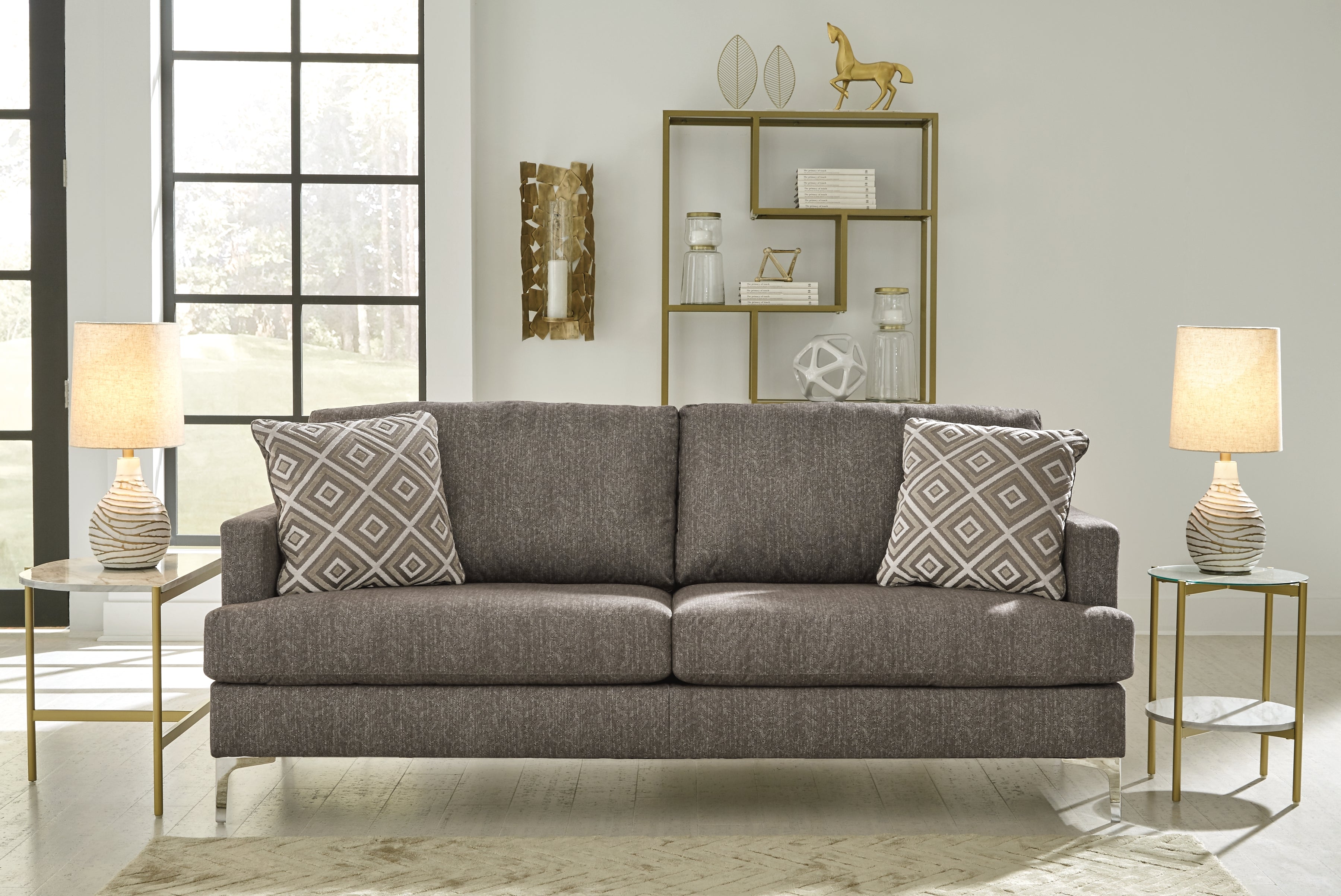 A2Z Furniture - Ashley Furniture - Arcola Living Room - RTA Sofa / Java - 82604S1