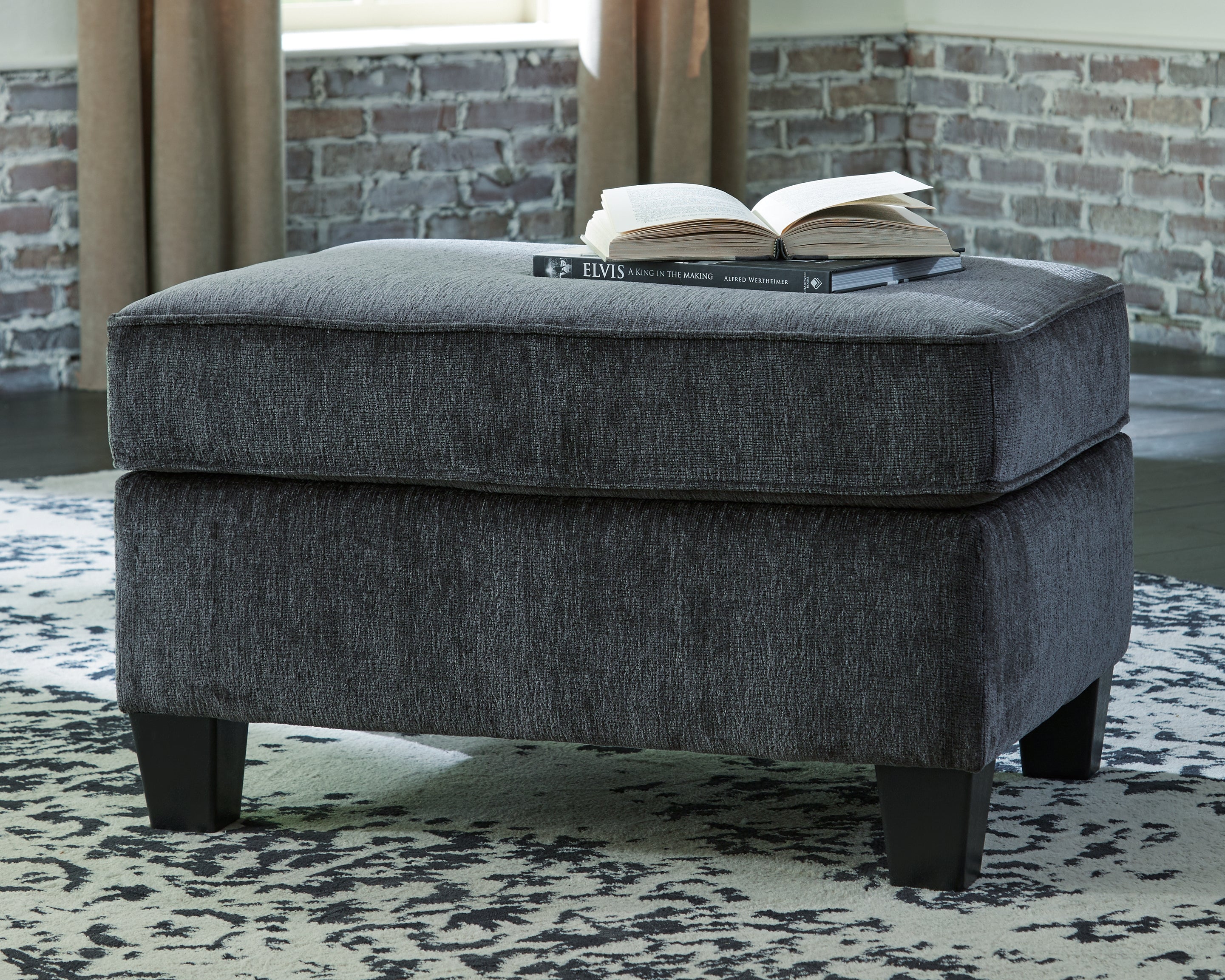 A2Z Furniture - Ashley Furniture - Abinger Living Room - Ottoman / Smoke - 8390514