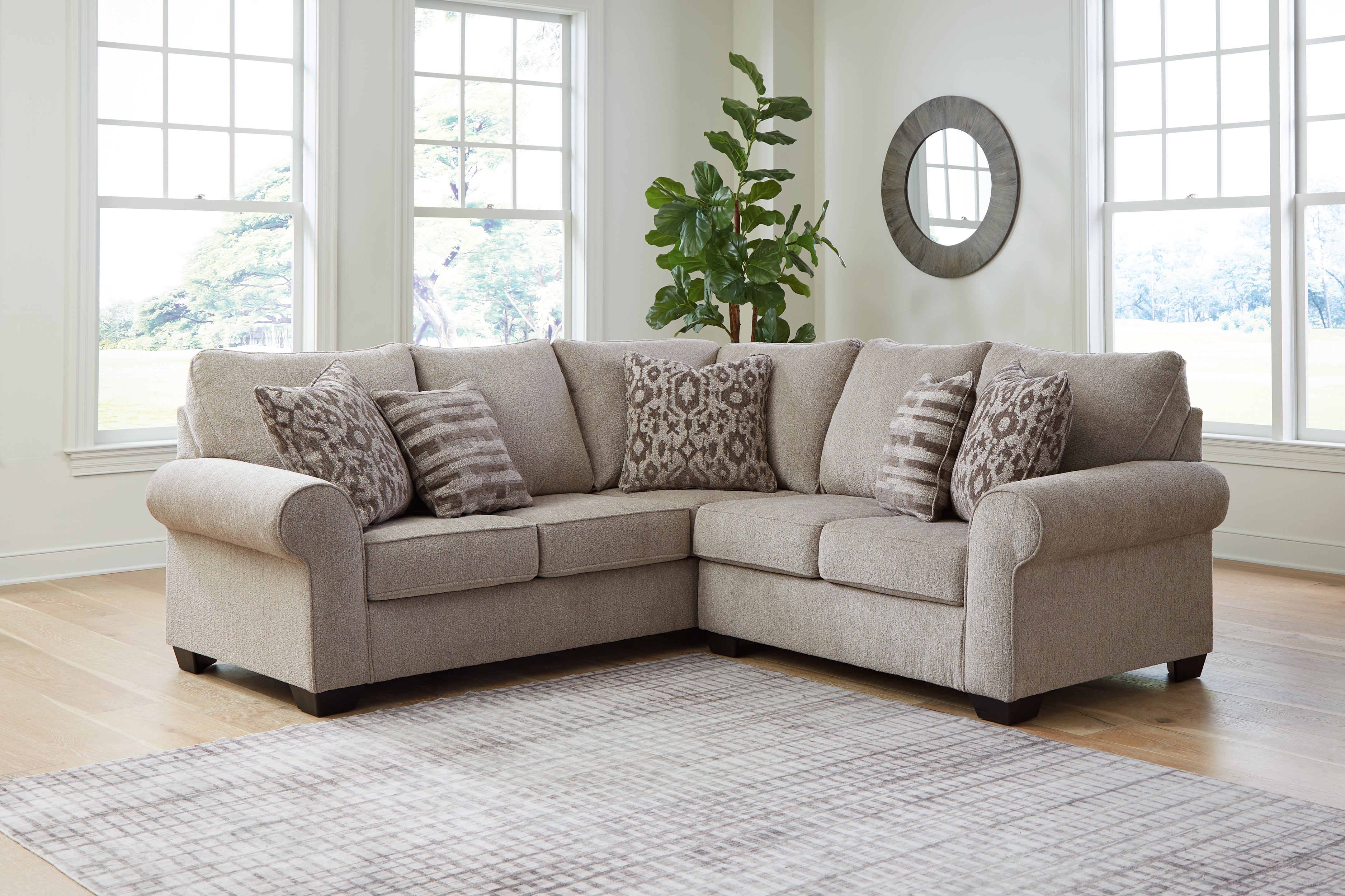 A2Z Furniture - Ashley Furniture - Claireah Sectional - LAF 2-Piece Sectional / Umber - 90603S1