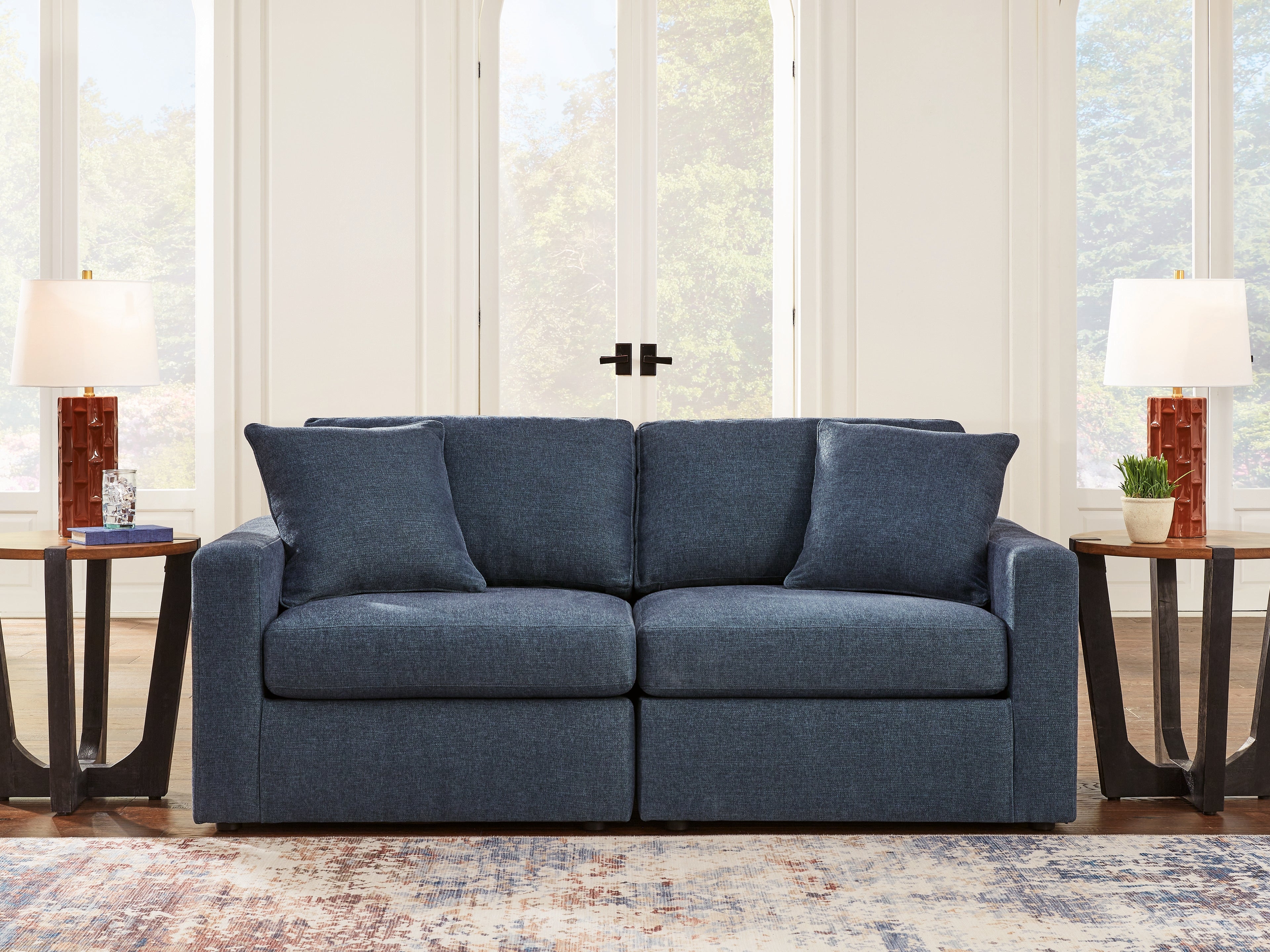 A2Z Furniture - Ashley Furniture - Modmax Sectional - RAF 2-Piece Sectional / Ink - 92101S1