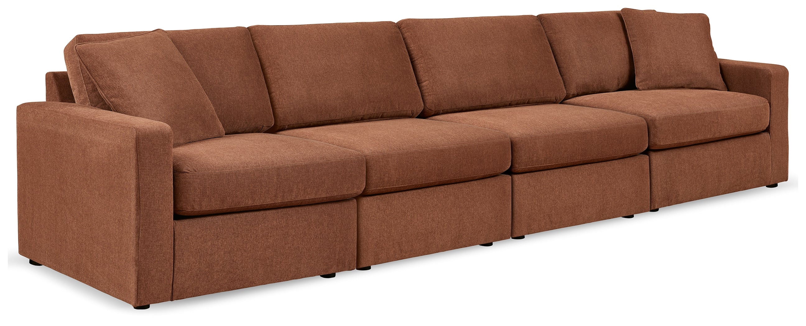 A2Z Furniture - Ashley Furniture - Modmax Sectional - RAF 4-Piece Sectional / Spice - 92102S10