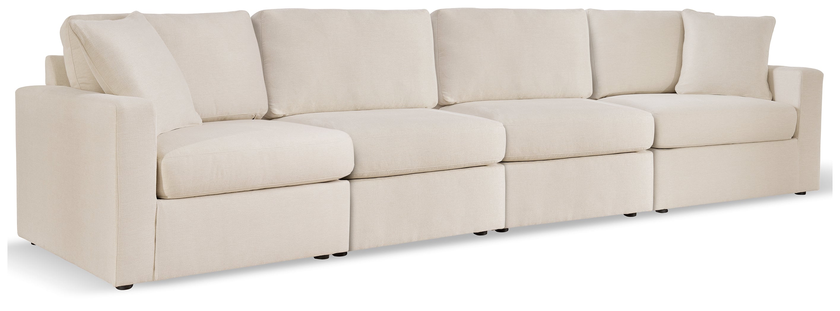 A2Z Furniture - Ashley Furniture - Modmax Sectional - RAF 4-Piece Sectional / Oyster - 92103S10