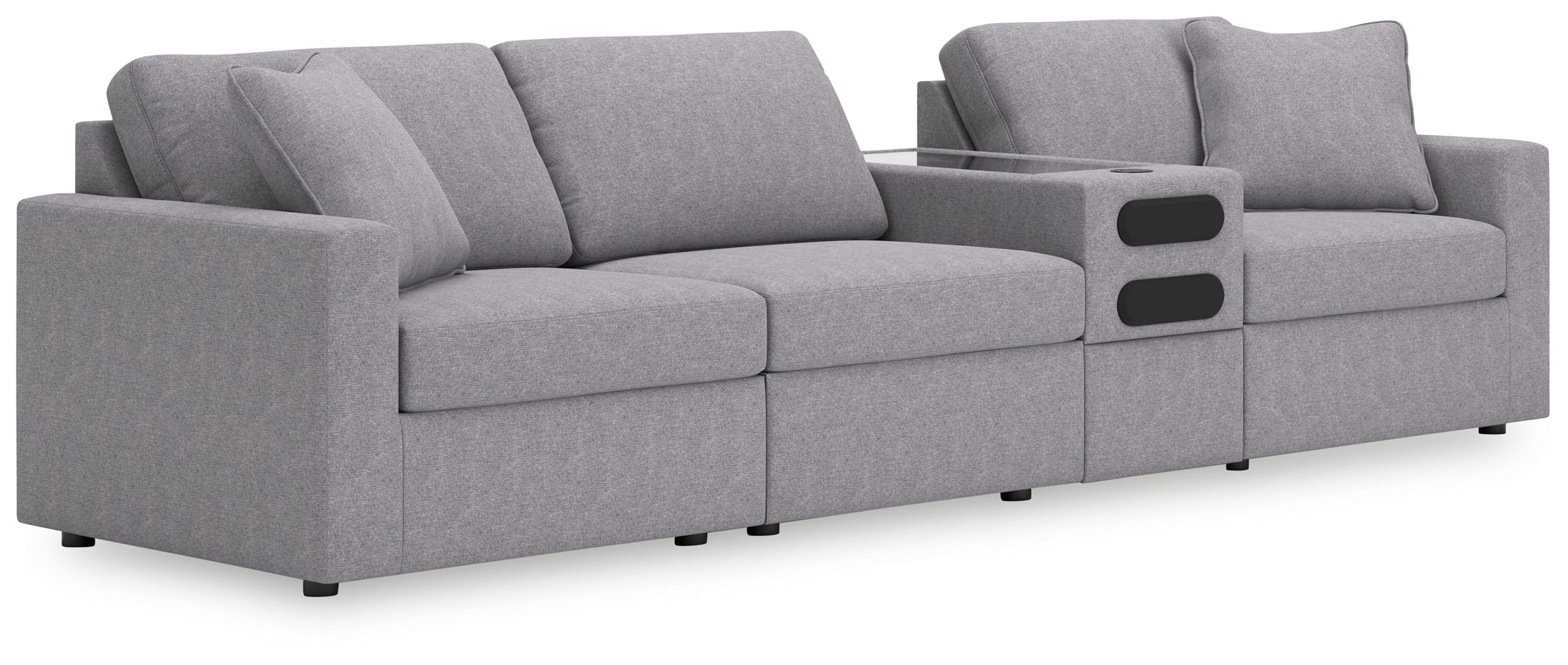 A2Z Furniture - Ashley Furniture - Modmax Sectional - RAF 4-Piece Sectional / Granite - 92104S28