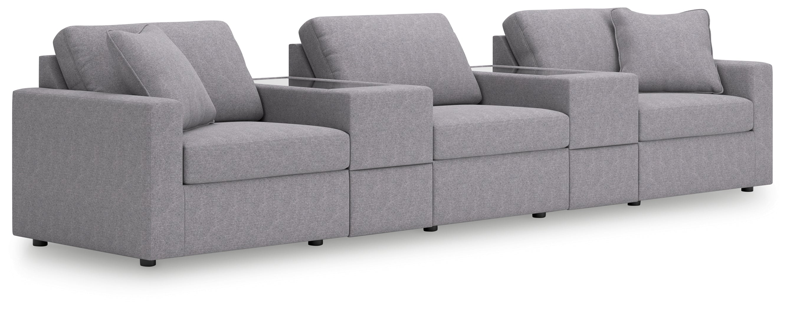 A2Z Furniture - Ashley Furniture - Modmax Sectional - RAF 5-Piece Sectional / Granite - 92104S9