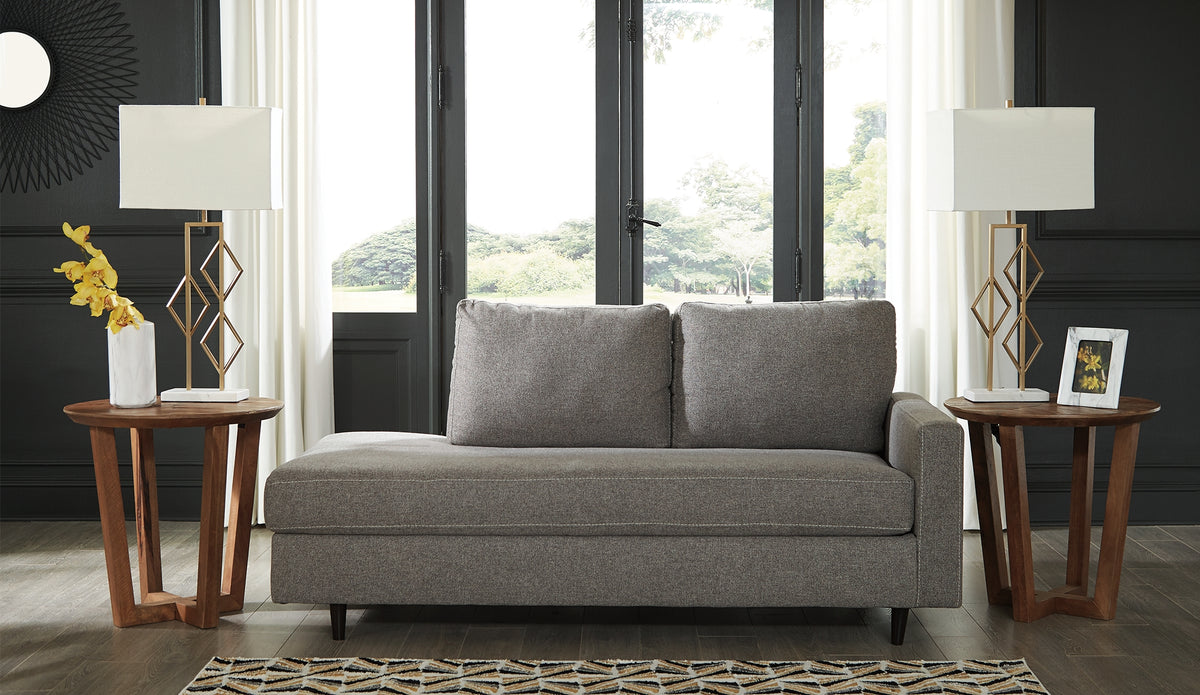 A2Z Furniture - Ashley Furniture - Lyman Living Room - RAF Corner Chaise / Graphite - 9330317