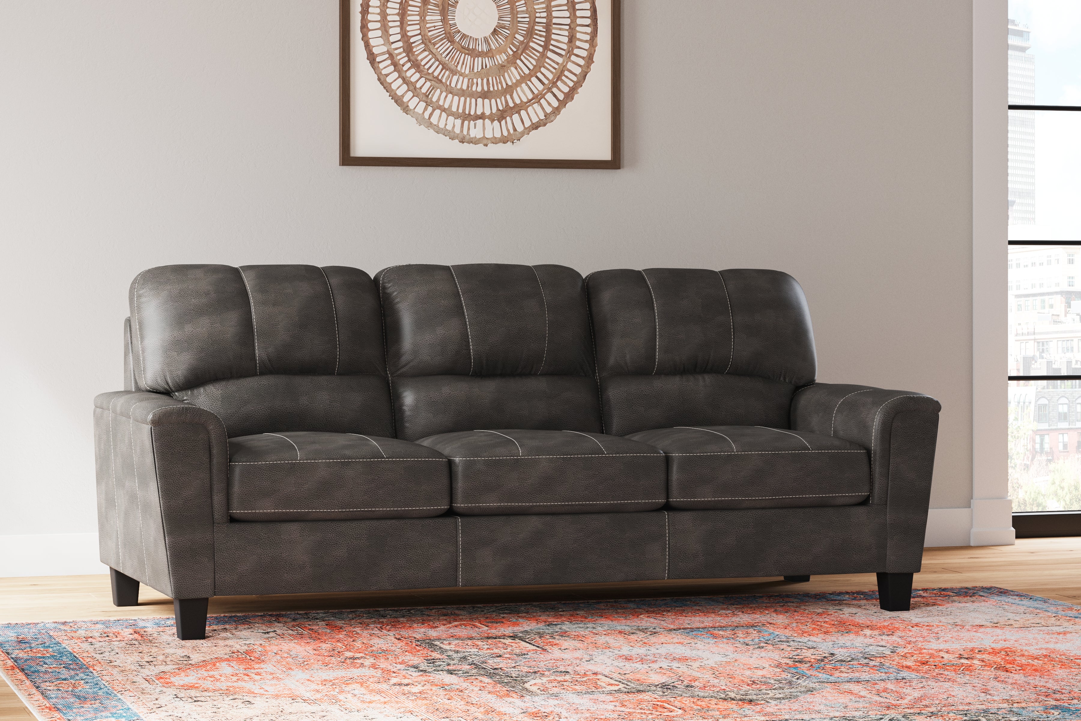 A2Z Furniture - Ashley Furniture - Navi Living Room - Sofa / Smoke - 9400238