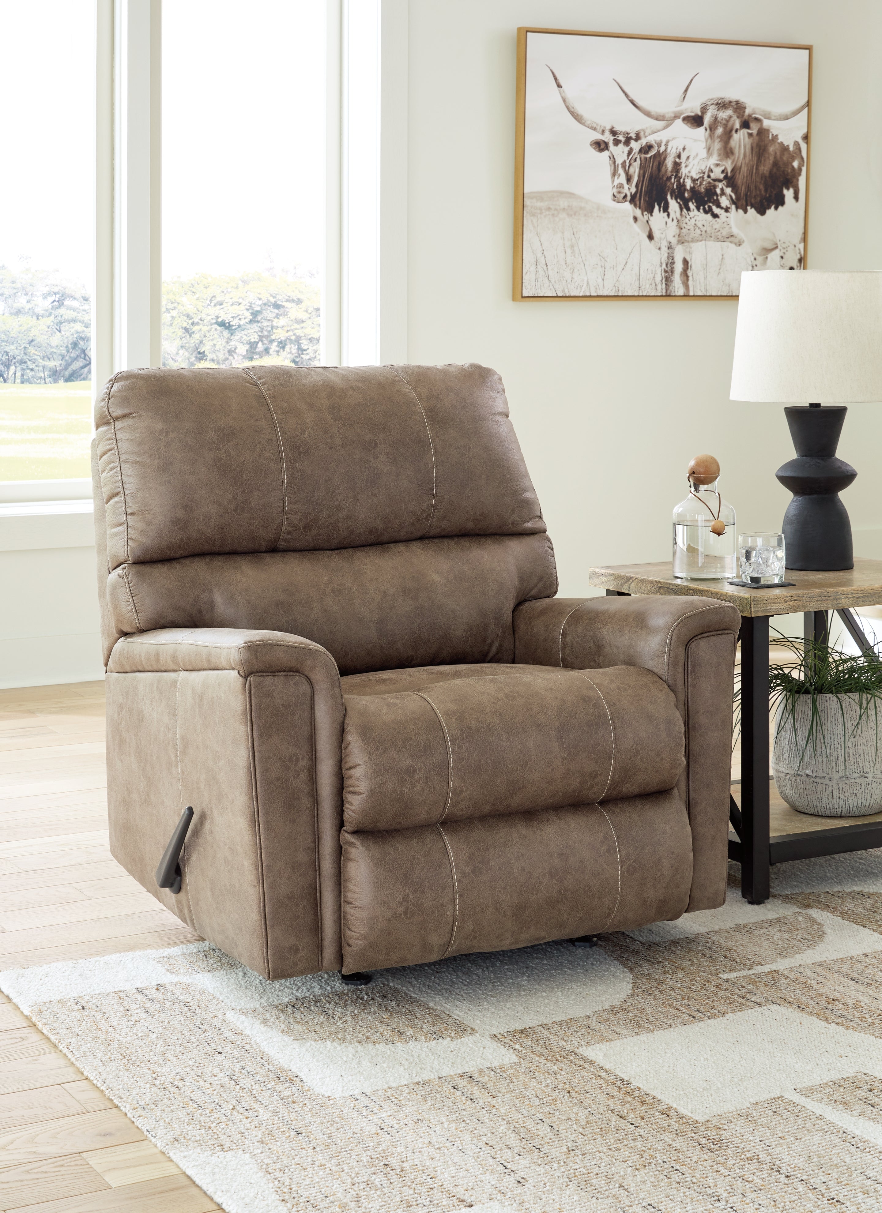 A2Z Furniture - Ashley Furniture - Navi Living Room - Rocker Recliner / Fossil - 9400425