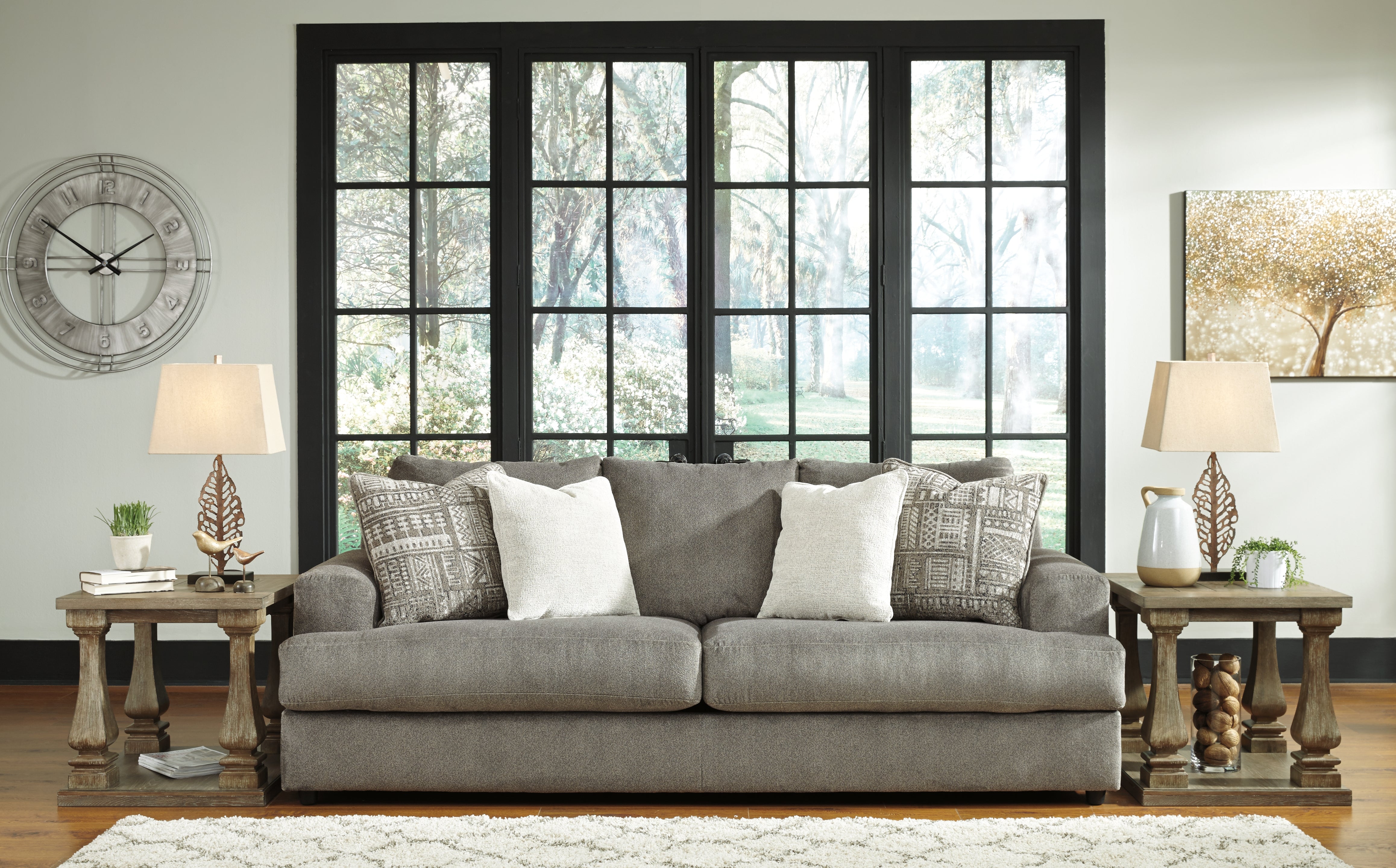 A2Z Furniture - Ashley Furniture - Soletren Living Room - Sofa / Ash - 9510338