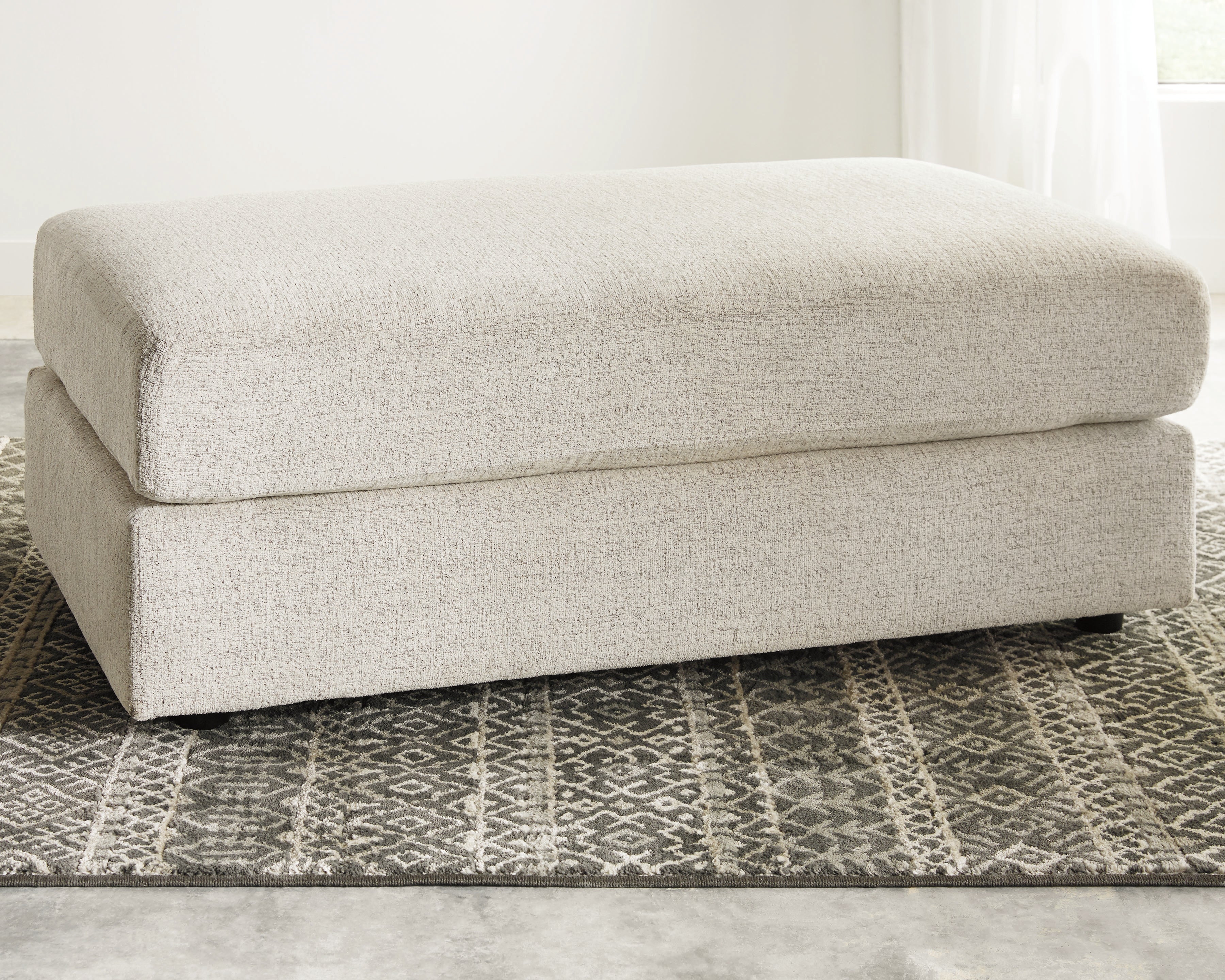 A2Z Furniture - Ashley Furniture - Soletren Living Room - Oversized Accent Ottoman / Stone - 9510408