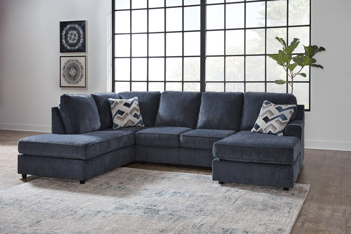 A2Z Furniture - Ashley Furniture - Albar Place Sectional - LAF 2-Piece Sectional / Cobalt - 95302S1
