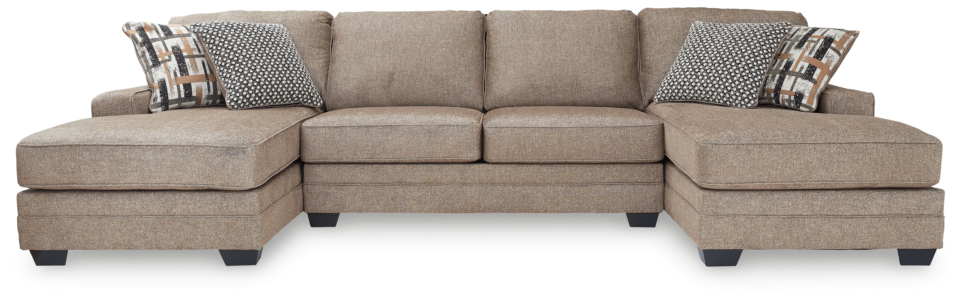 A2Z Furniture - Ashley Furniture - Cannonbrook Sectional - LAF 3-Piece Sectional with Chaise / Nutmeg - 98201S2