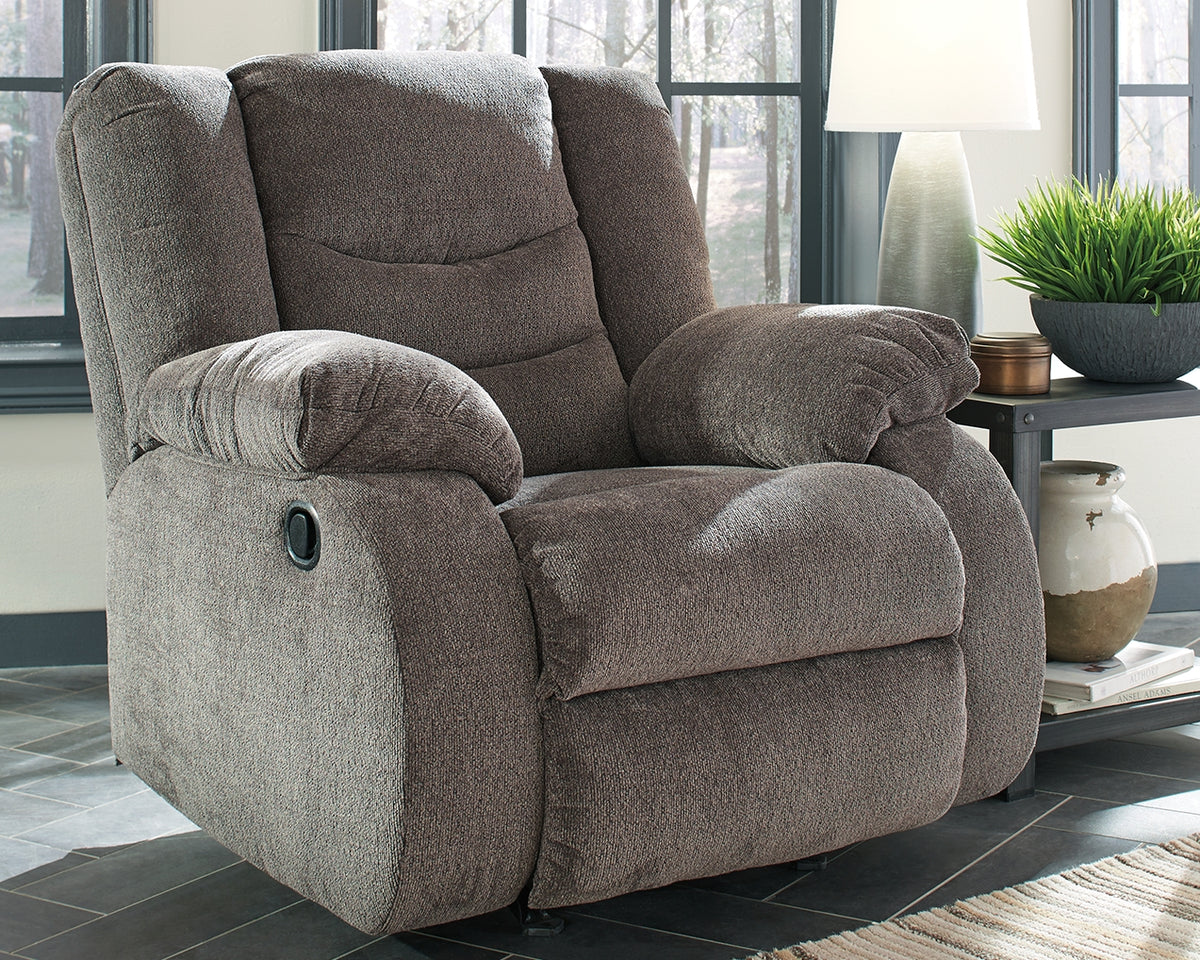 A2Z Furniture - Ashley Furniture - Tulen Living Room - Reclining Sofa / Gray - 9860688