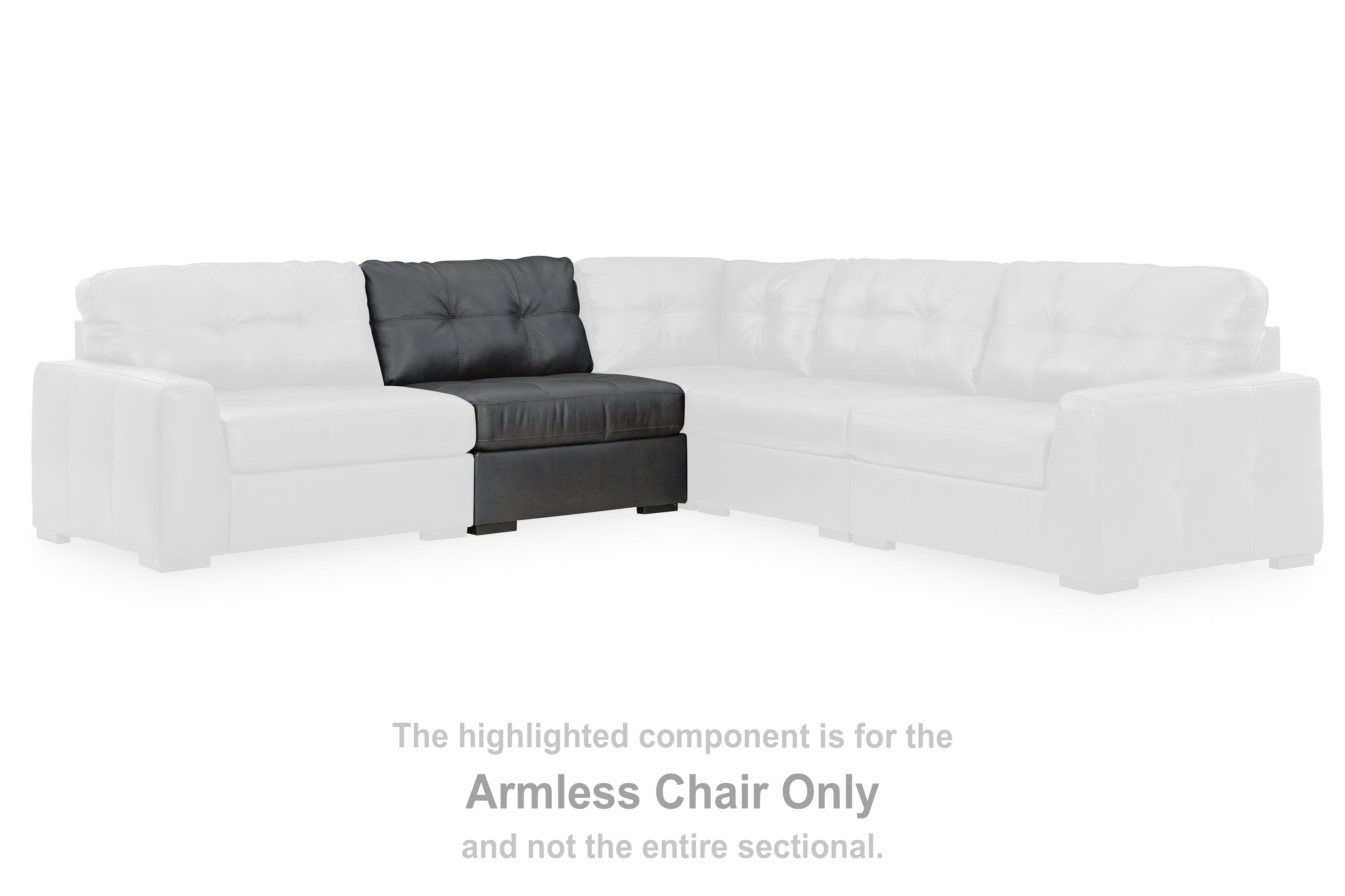 A2Z Furniture - Ashley Furniture - Brindley Pier Sectional - RAF 6-Piece Sectional / Fog - 99503S5