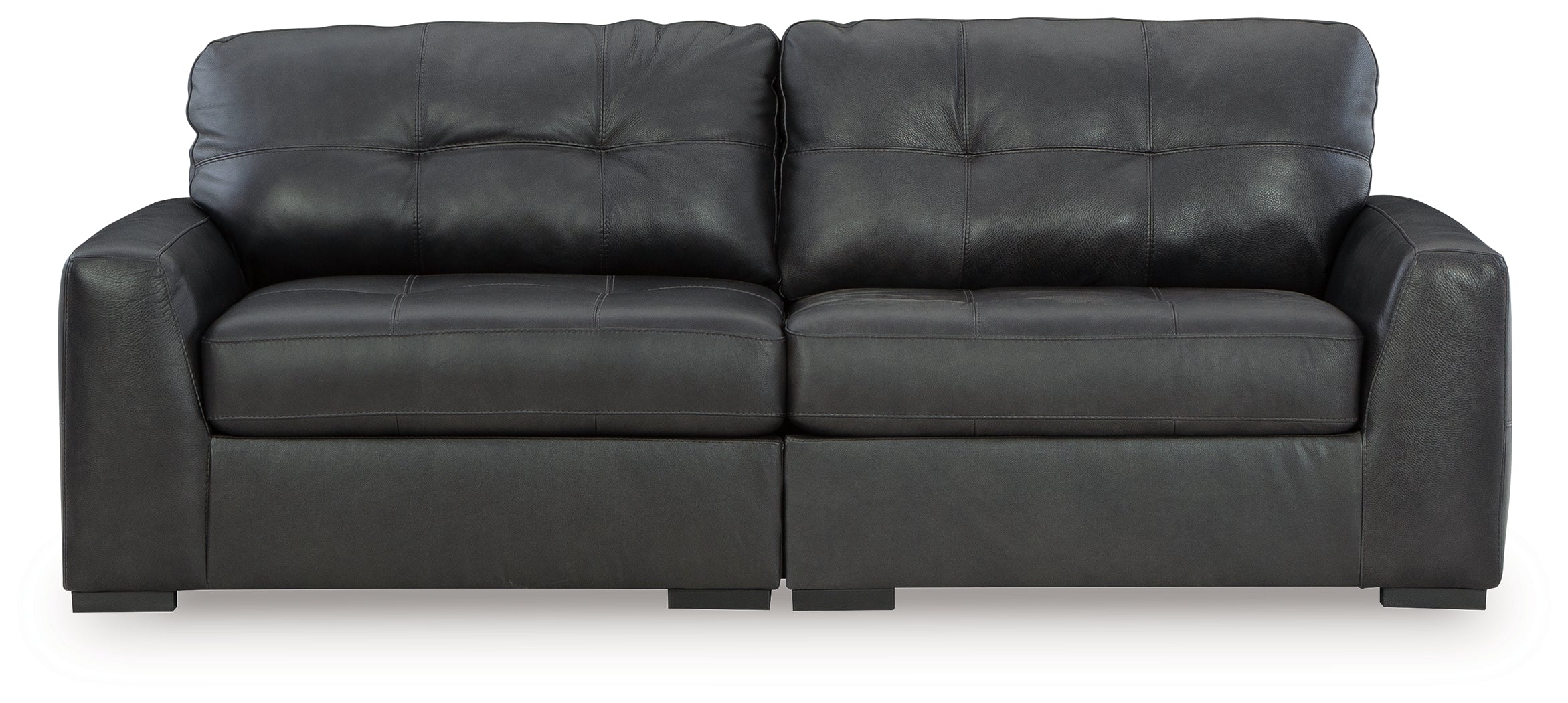 A2Z Furniture - Ashley Furniture - Brindley Pier Sectional - RAF 2-Piece Sectional Loveseat / Fog - 99503S1