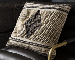 A2Z Furniture - Ashley Furniture - Ricker Pillows - Pillow / Gray/Cream - A1000804P