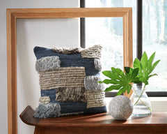 A2Z Furniture - Ashley Furniture - Gibbend Pillows - Pillow (4/CS) / Blue/Gray/White - A1000926
