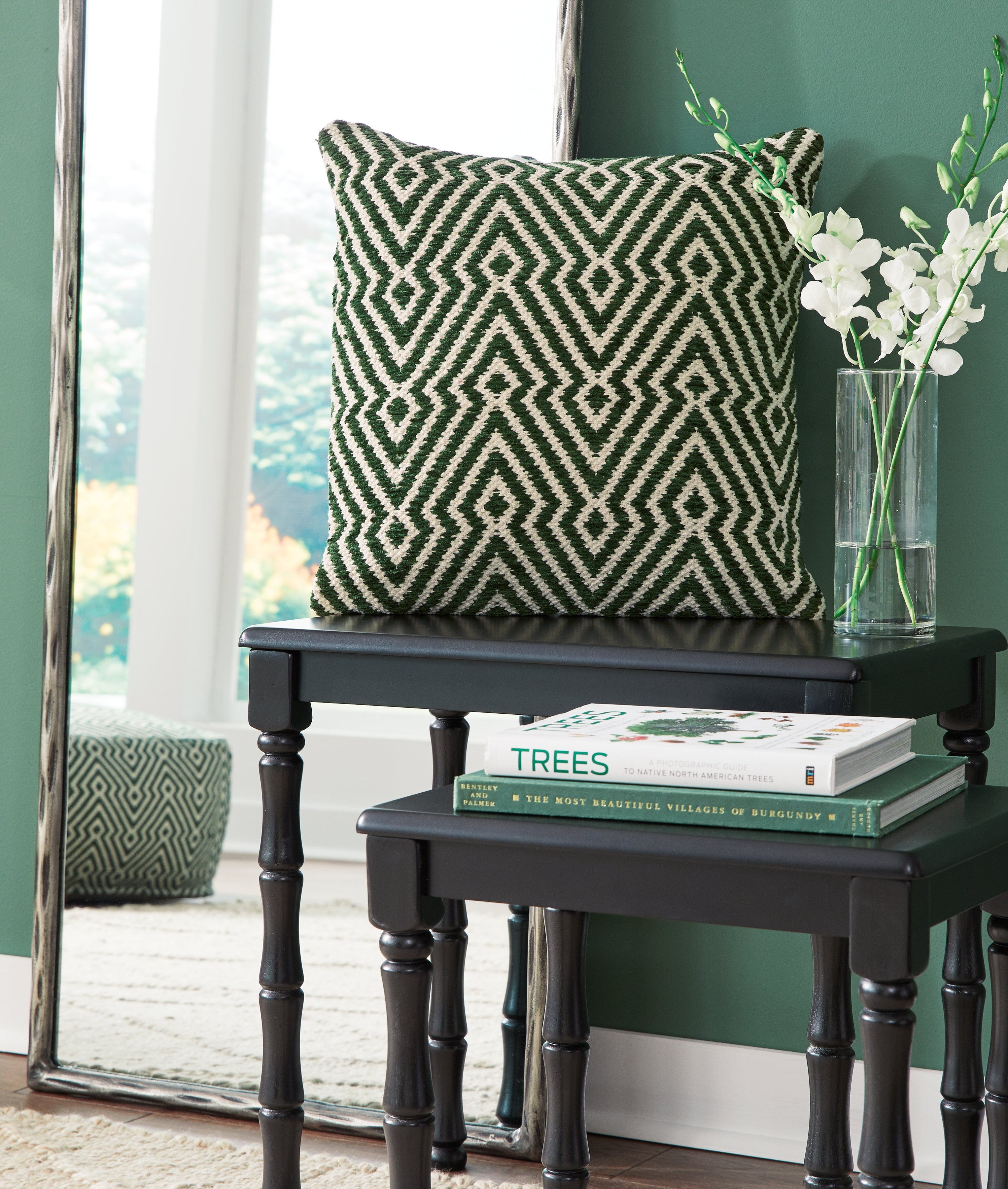 A2Z Furniture - Ashley Furniture - Digover Pillows - Pillow / Green/Ivory - A1001036P