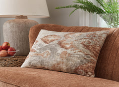A2Z Furniture - Ashley Furniture - Aprover Pillows - Pillow / Rust/Gray/White - A1001040P