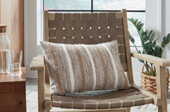 A2Z Furniture - Ashley Furniture - Benish Pillows - Pillow / Tan/Brown/White - A1001047P