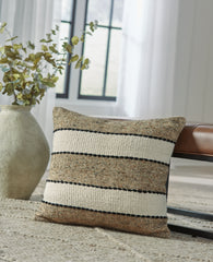 A2Z Furniture - Ashley Furniture - Rueford Pillows - Pillow / Brown/Black/Natural - A1001063P