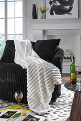 A2Z Furniture - Ashley Furniture - Alsonwell Throw (Set of 3) - Throw (3/CS) / White - A1001080