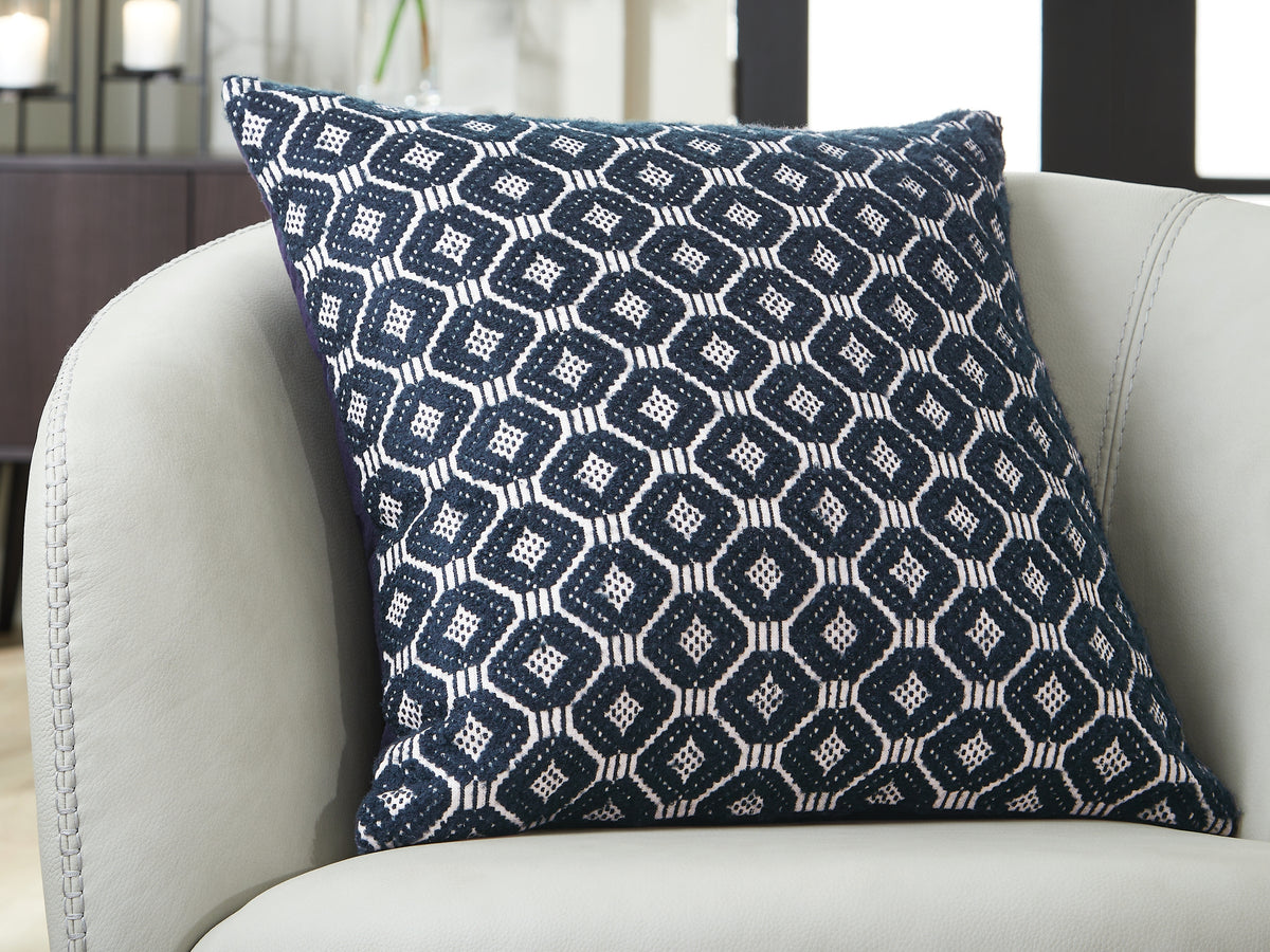 A2Z Furniture - Ashley Furniture - Abra Pillows - Pillow (4/CS) / Black/Ivory - A1001109