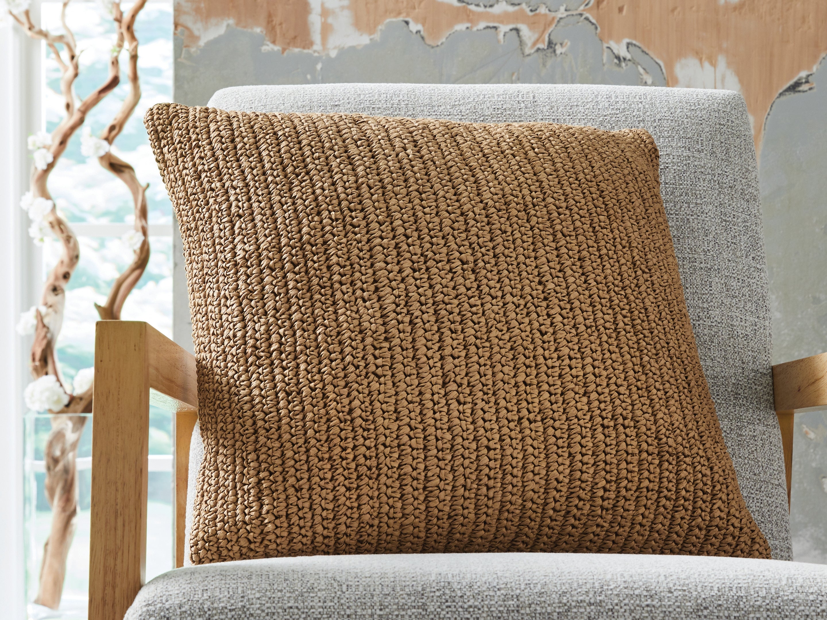 A2Z Furniture - Ashley Furniture - Habenvale Pillows - Pillow (4/CS) / Tan - A1001120