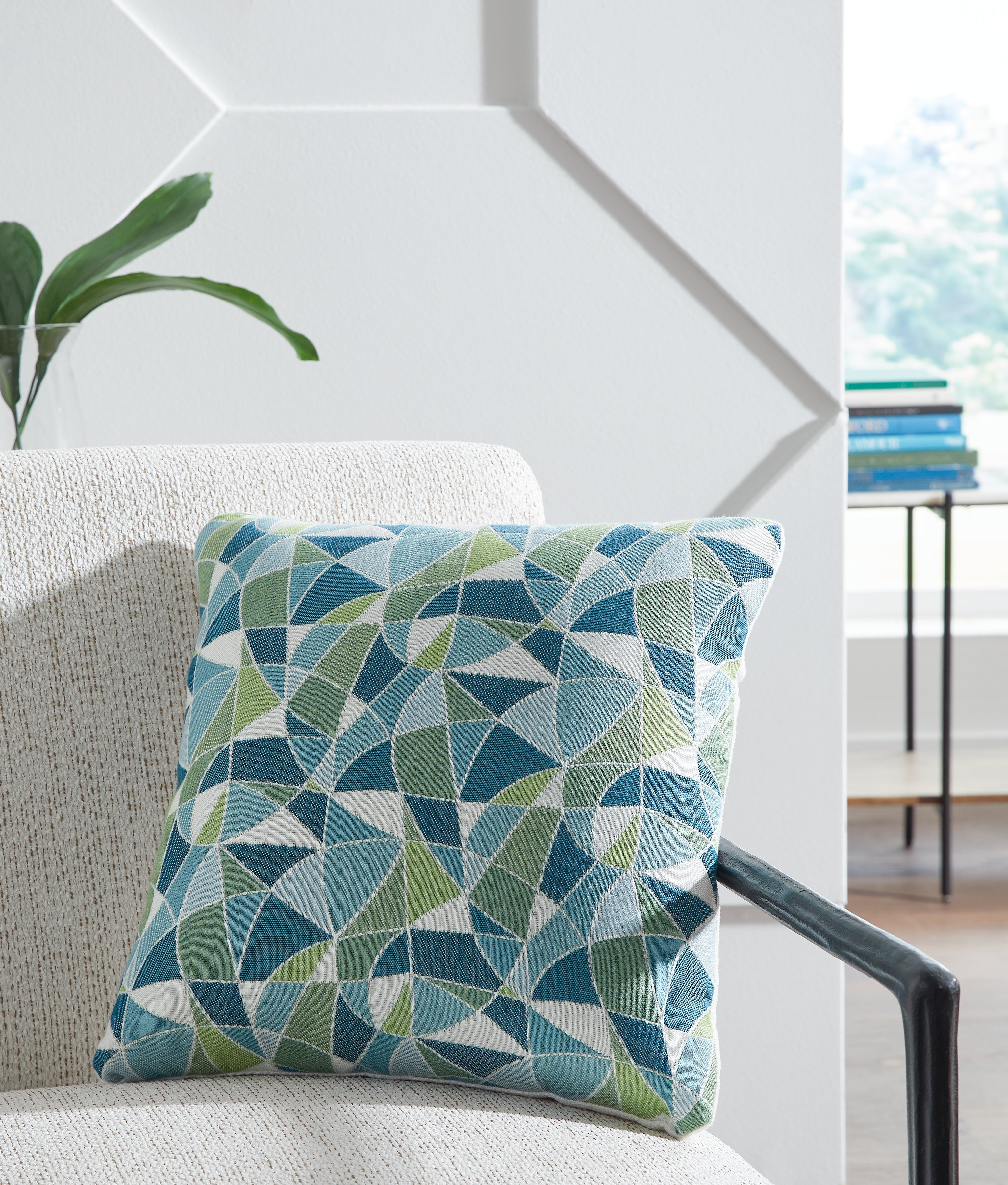 A2Z Furniture - Ashley Furniture - Seanow Next-Gen Nuvella Pillows - Pillow / Green/Turquoise/White - A1900005P