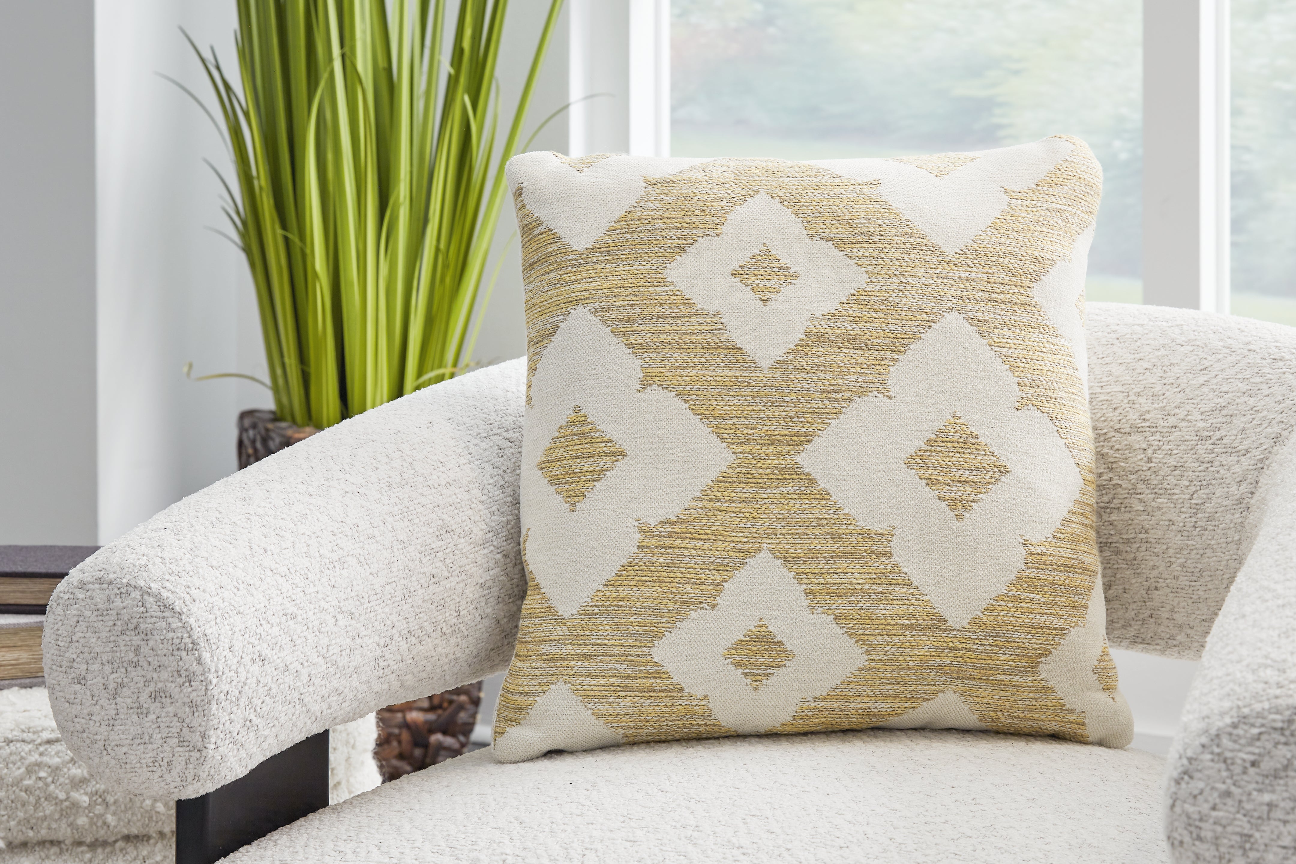 A2Z Furniture - Ashley Furniture - Brockner Next-Gen Nuvella Pillows - Pillow / Brown/Yellow - A1900009P