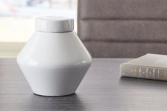 A2Z Furniture - Ashley Furniture - Domina Jar (Set of 2) - Jar (2/CS) / White - A2000484