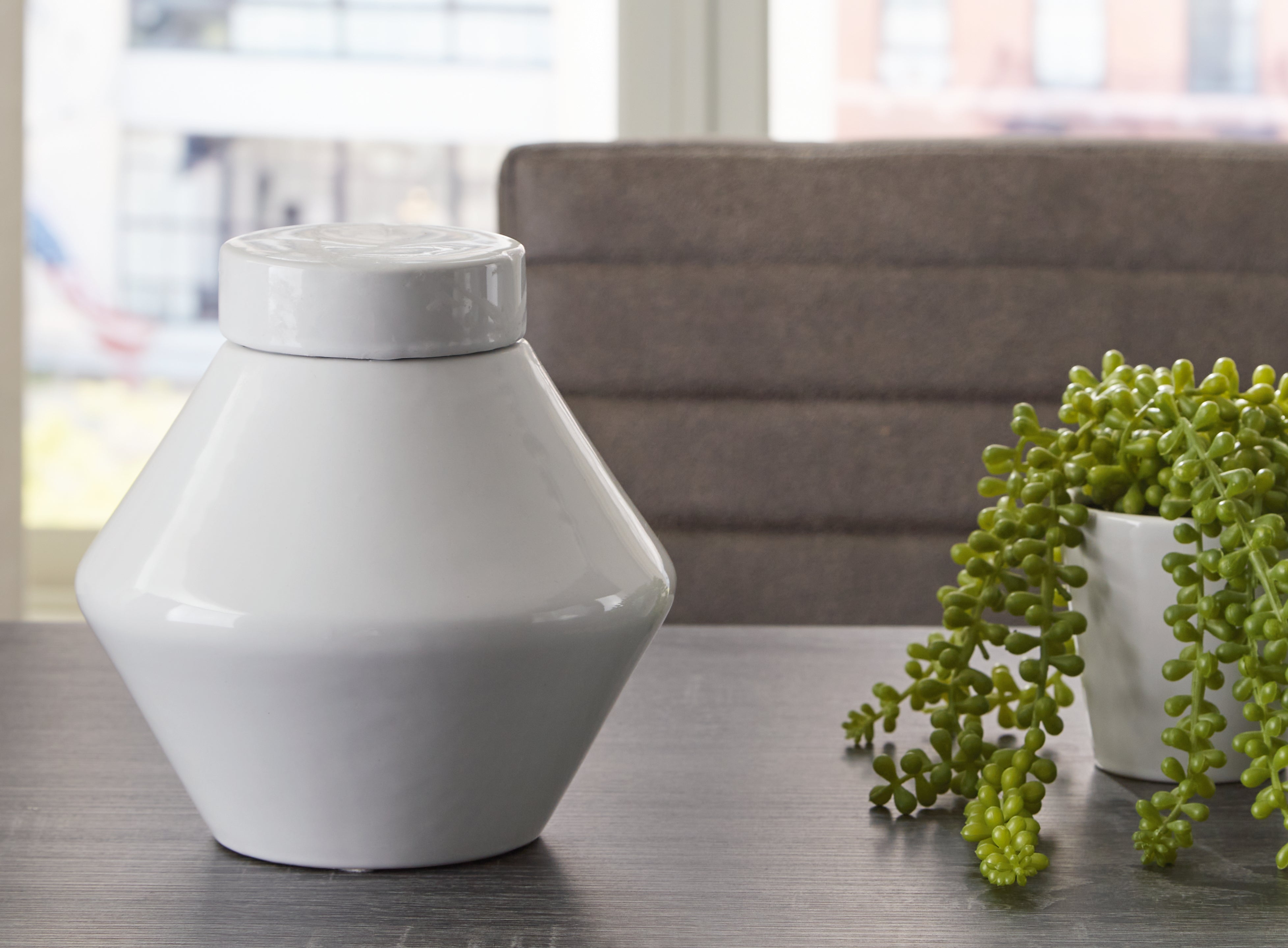 A2Z Furniture - Ashley Furniture - Domina Jar (Set of 2) - Jar (2/CS) / White - A2000485