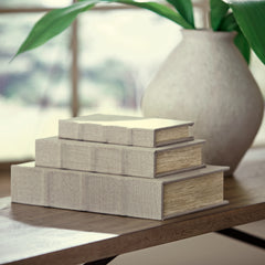 A2Z Furniture - Ashley Furniture - Jolina Box (Set of 3) - Box Set (3/CN) / Linen - A2000486